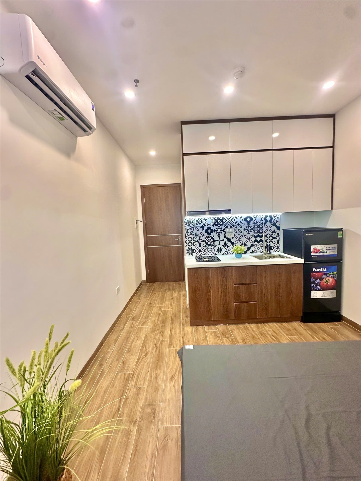 Phòng trọ Studio 22m2 tại DreamHouse Hoàng Hoa Thám - Ba Đình - Phòng bếp