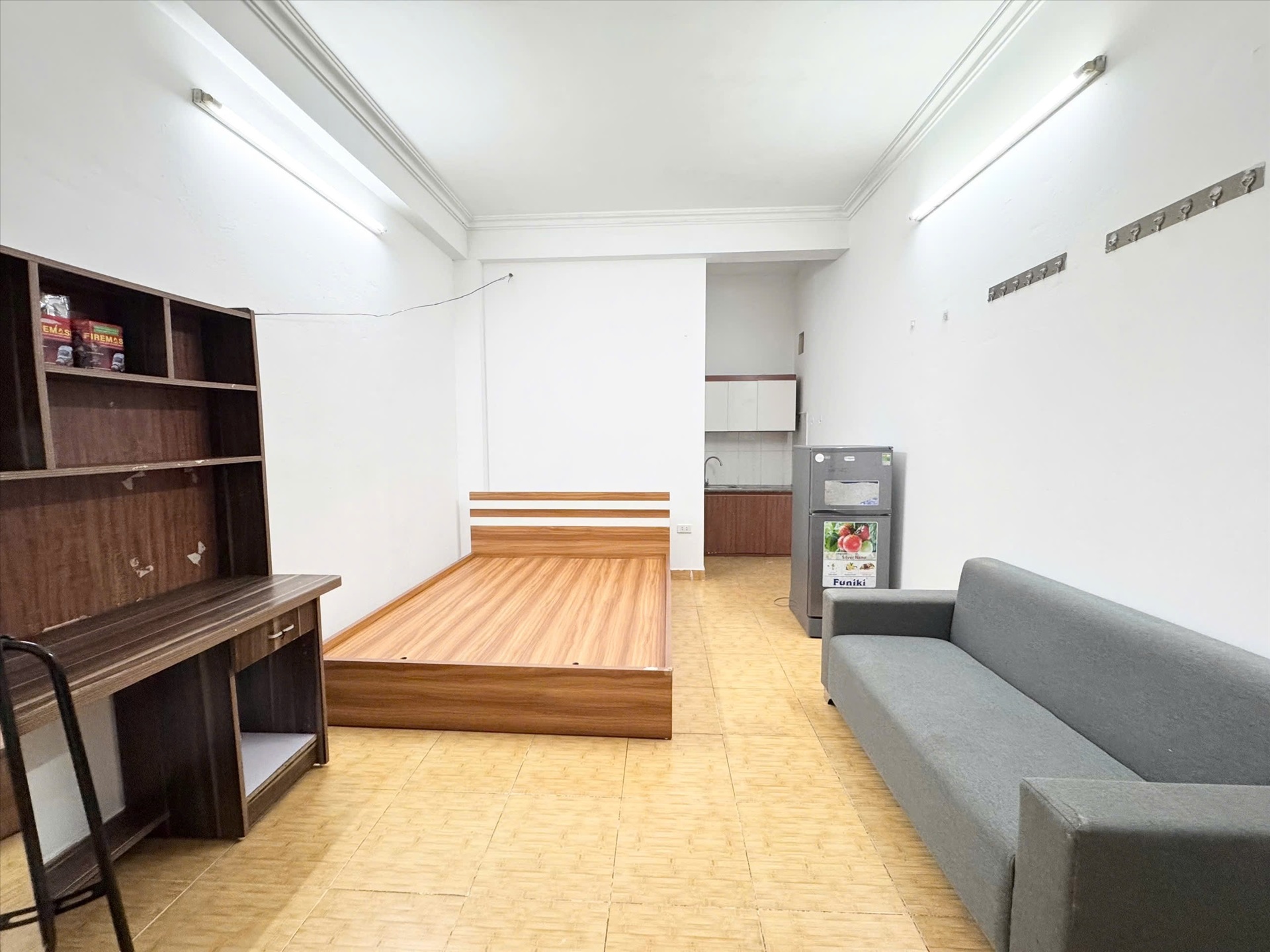 Phòng trọ Studio 25m2 tại 4PS Housing 2 Pháo Đài Láng - Đống Đa - Phòng ngủ