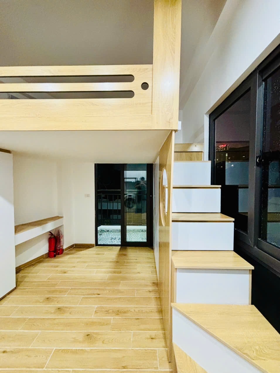 Phòng trọ Duplex 25m2 tại DreamHouse Đông Quan - Cầu Giấy - Phòng ngủ