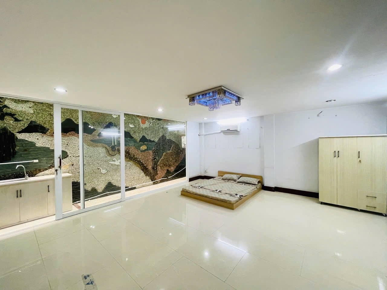 Phòng trọ Studio 25m2 tại ĐHQ House Hoàng Bật Đạt - Tân Bình - Phòng ngủ