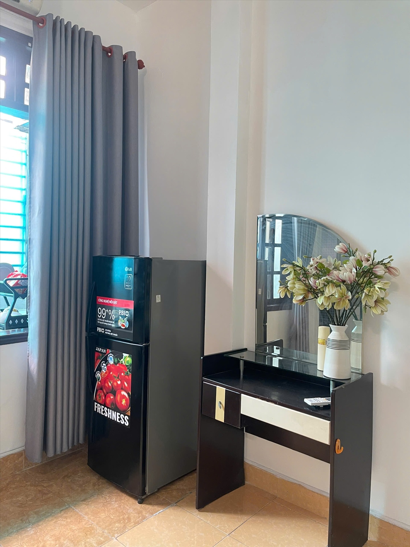 Phòng trọ Studio 25m2 tại Donis House Võ Duy Ninh - Bình Thạnh - Phòng ngủ