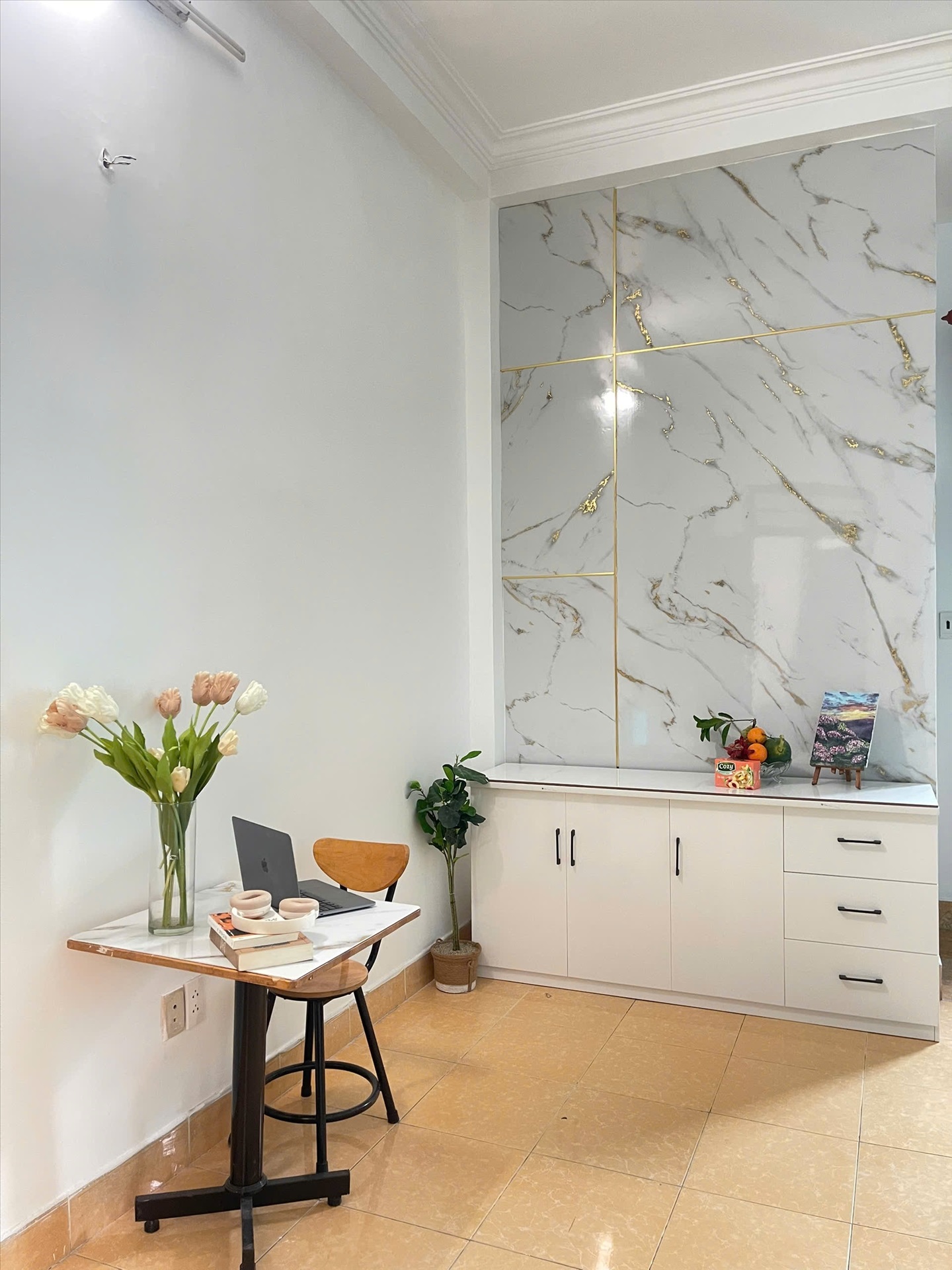 Phòng trọ Studio 25m2 tại Donis House Võ Duy Ninh - Bình Thạnh - Phòng ngủ