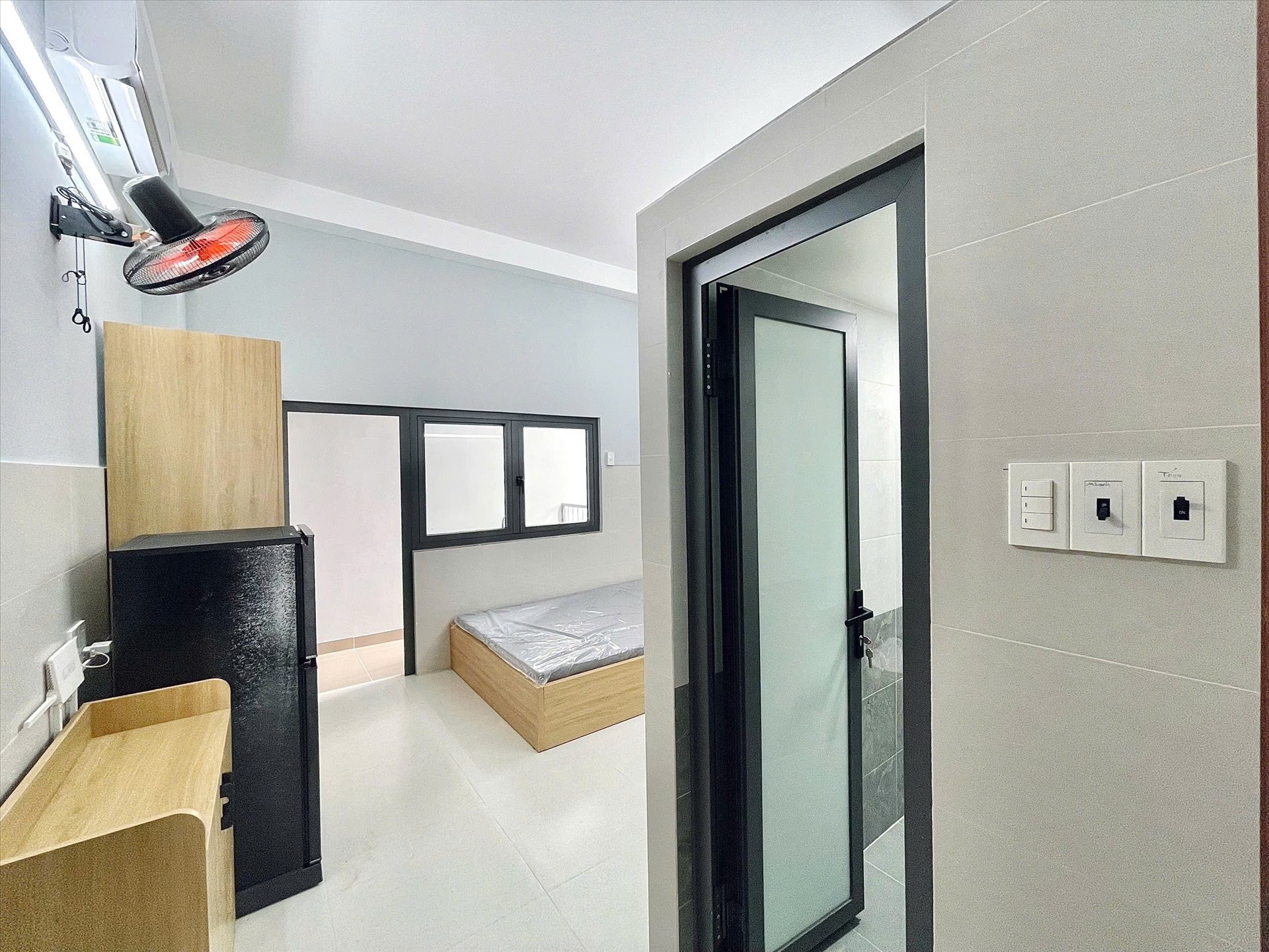 Phòng trọ Studio 25m2 tại AH Home Bạch Đằng - Tân Bình - Phòng ngủ