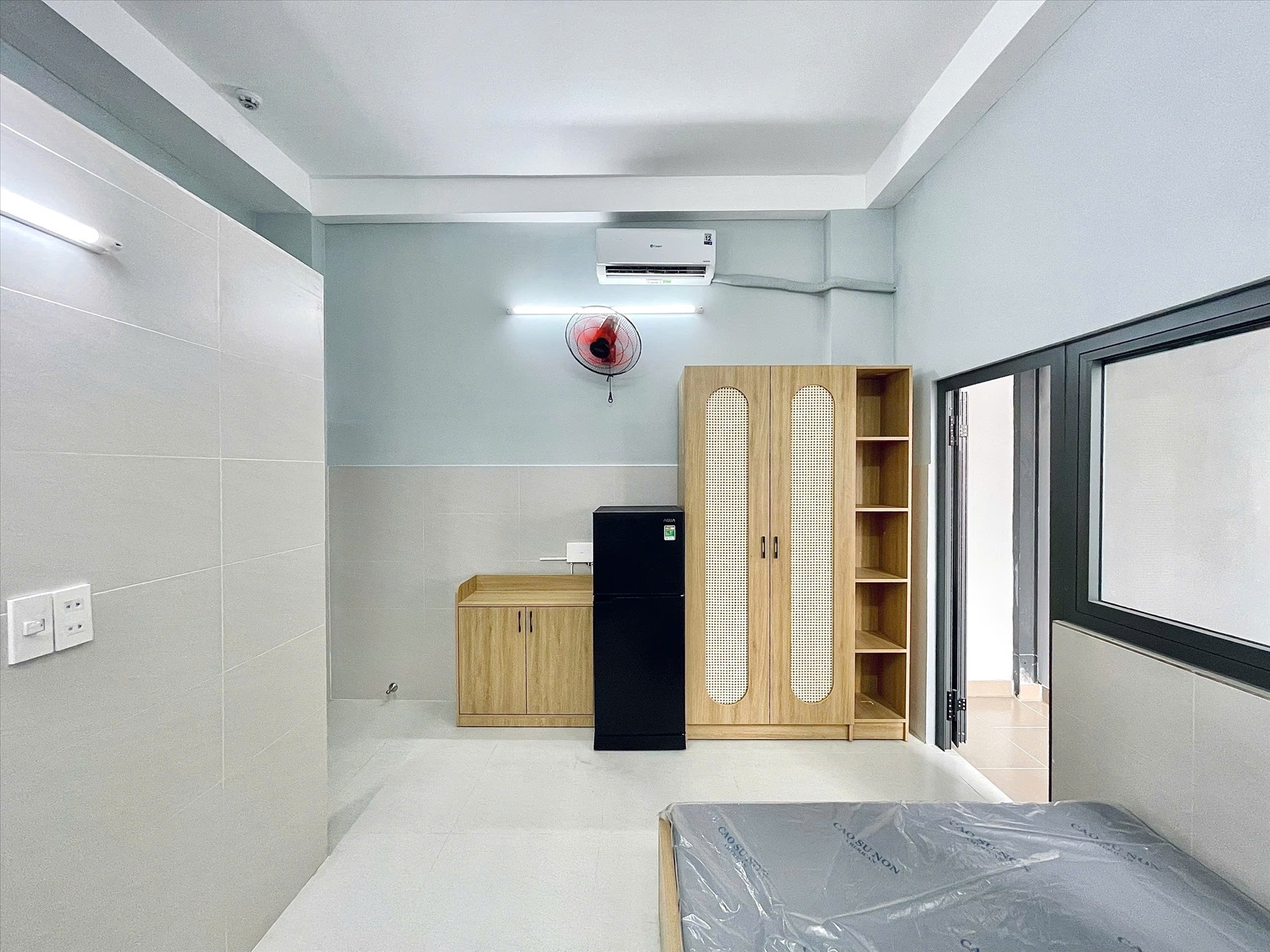 Phòng trọ Studio 25m2 tại AH Home Bạch Đằng - Tân Bình - Phòng ngủ