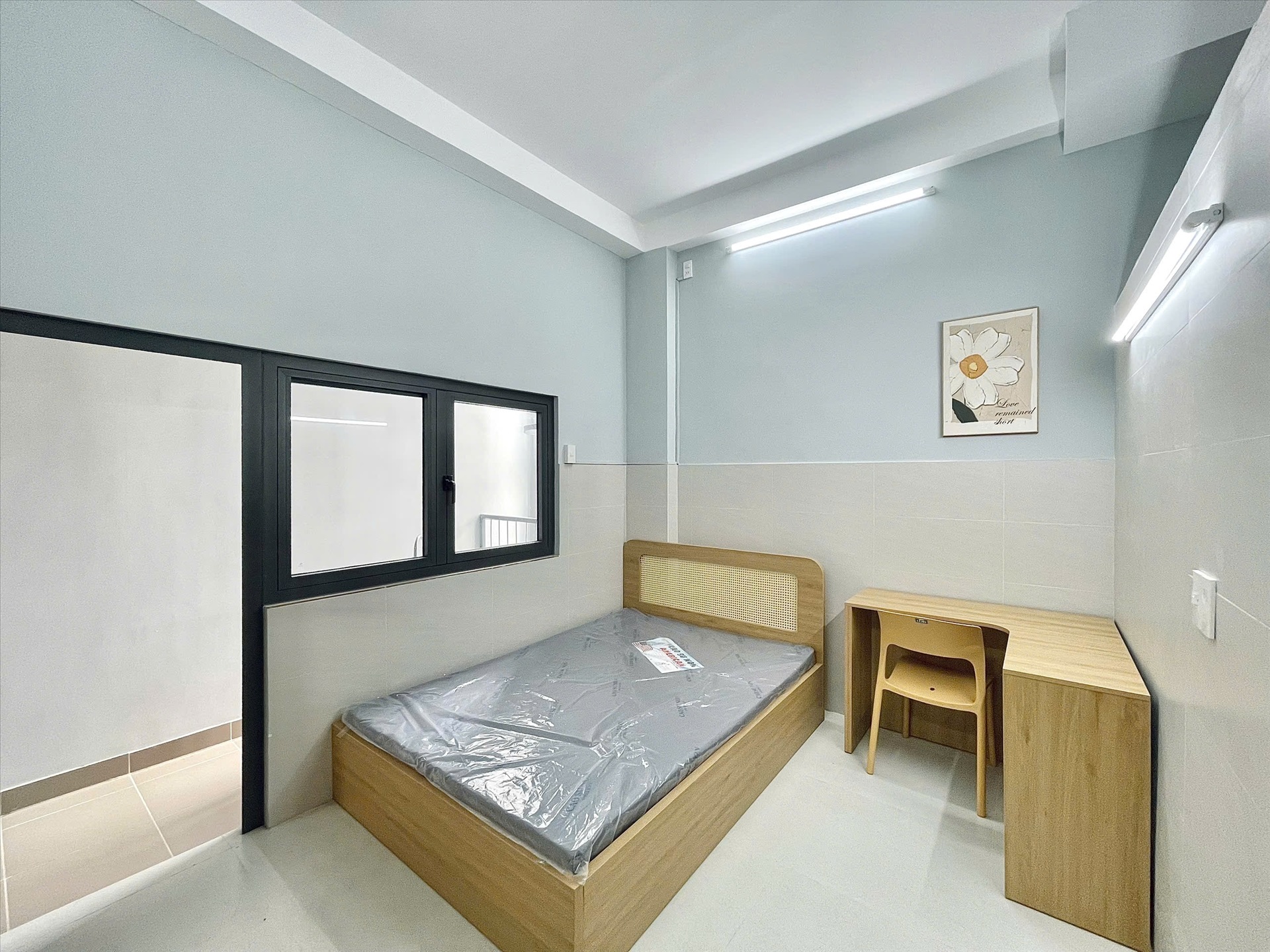Phòng trọ Studio 25m2 tại AH Home Bạch Đằng - Tân Bình - Phòng ngủ