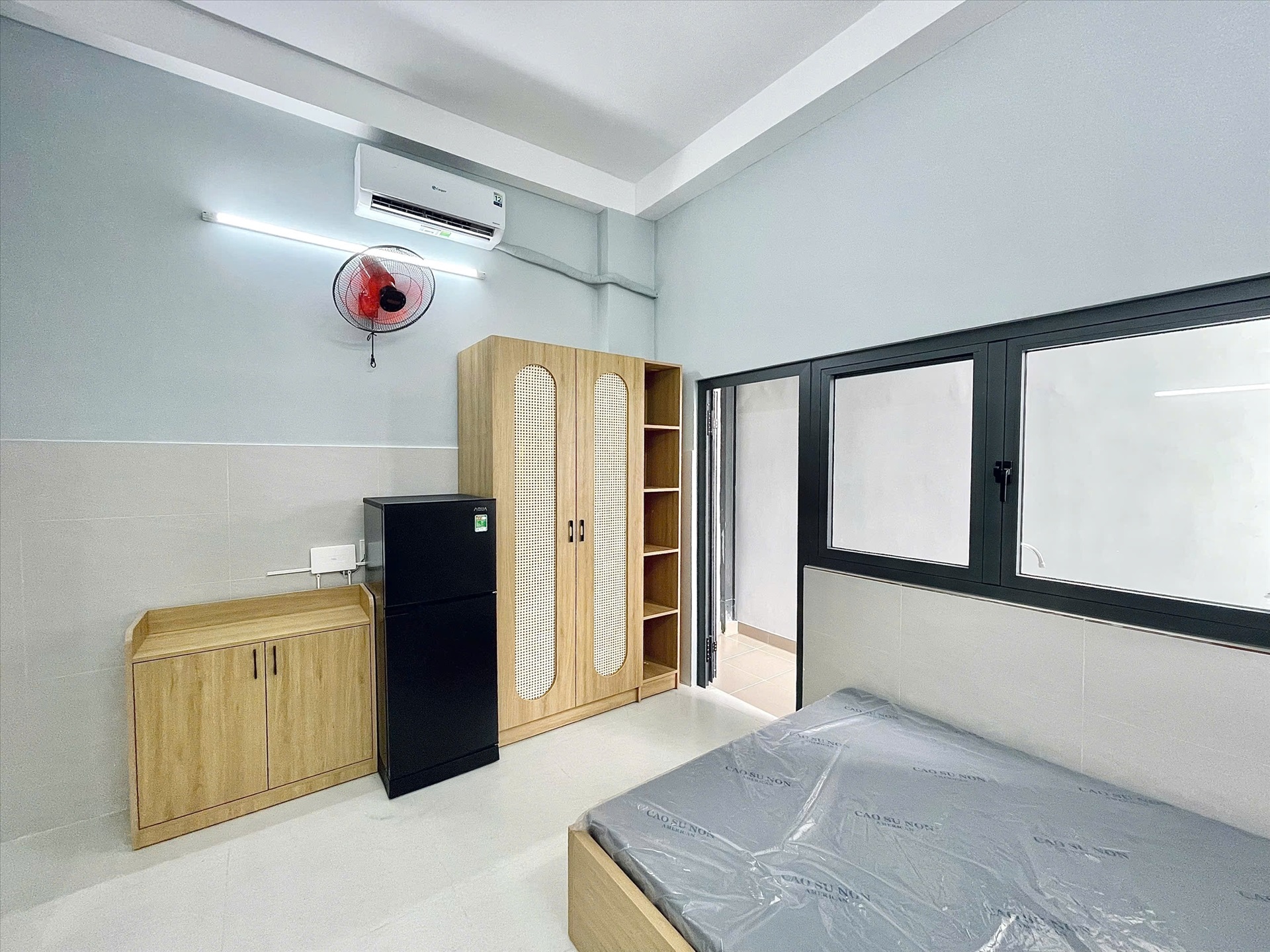 Phòng trọ Studio 25m2 tại AH Home Bạch Đằng - Tân Bình - Phòng ngủ