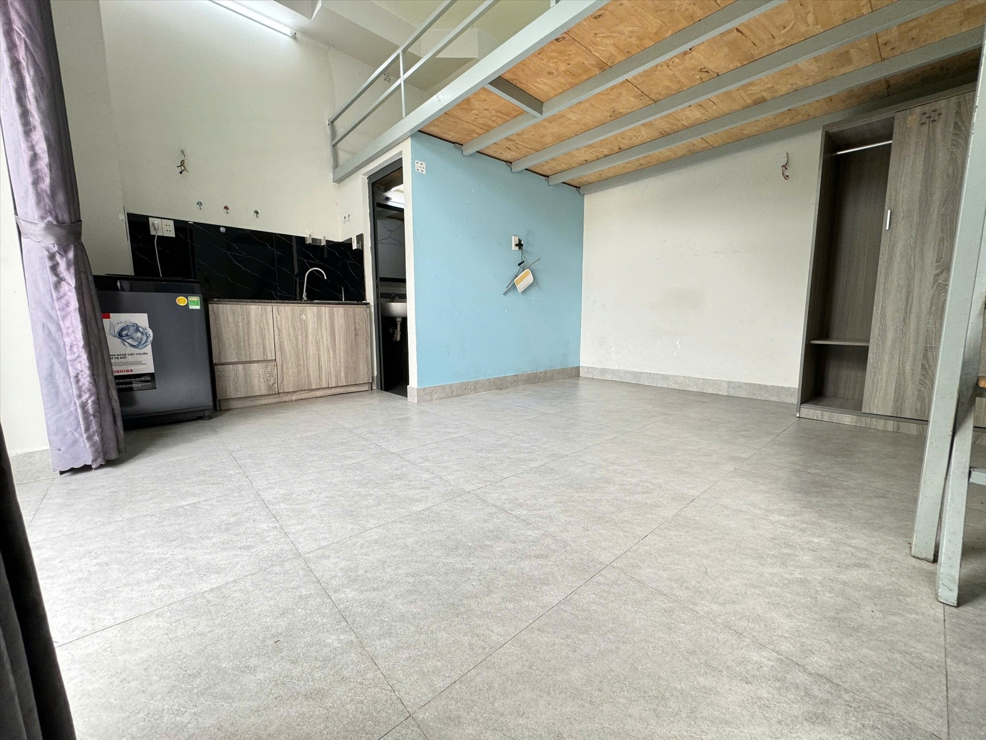 Phòng trọ Duplex 30m2 tại ACHome Tân Hương - Tân Phú - Phòng khách