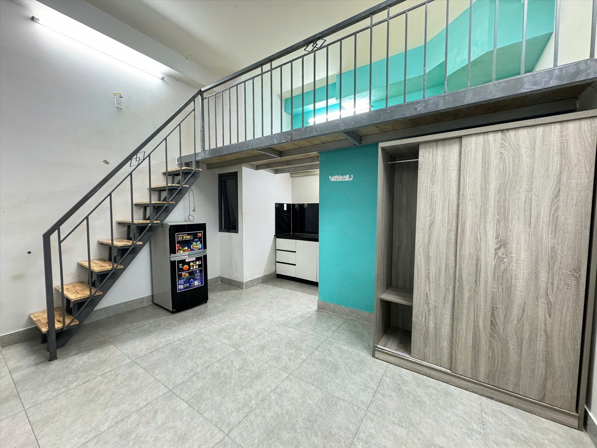 Phòng trọ Duplex 25m2 tại ACHome Tân Hương - Tân Phú - Phòng khách