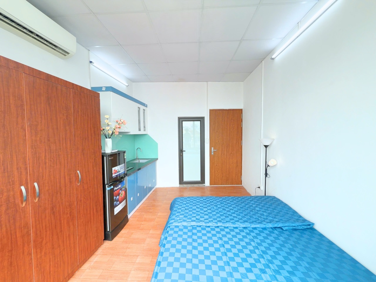 Phòng trọ Studio 35m2 tại Salahomes Hồng Mai - Hai Bà Trưng - Phòng ngủ