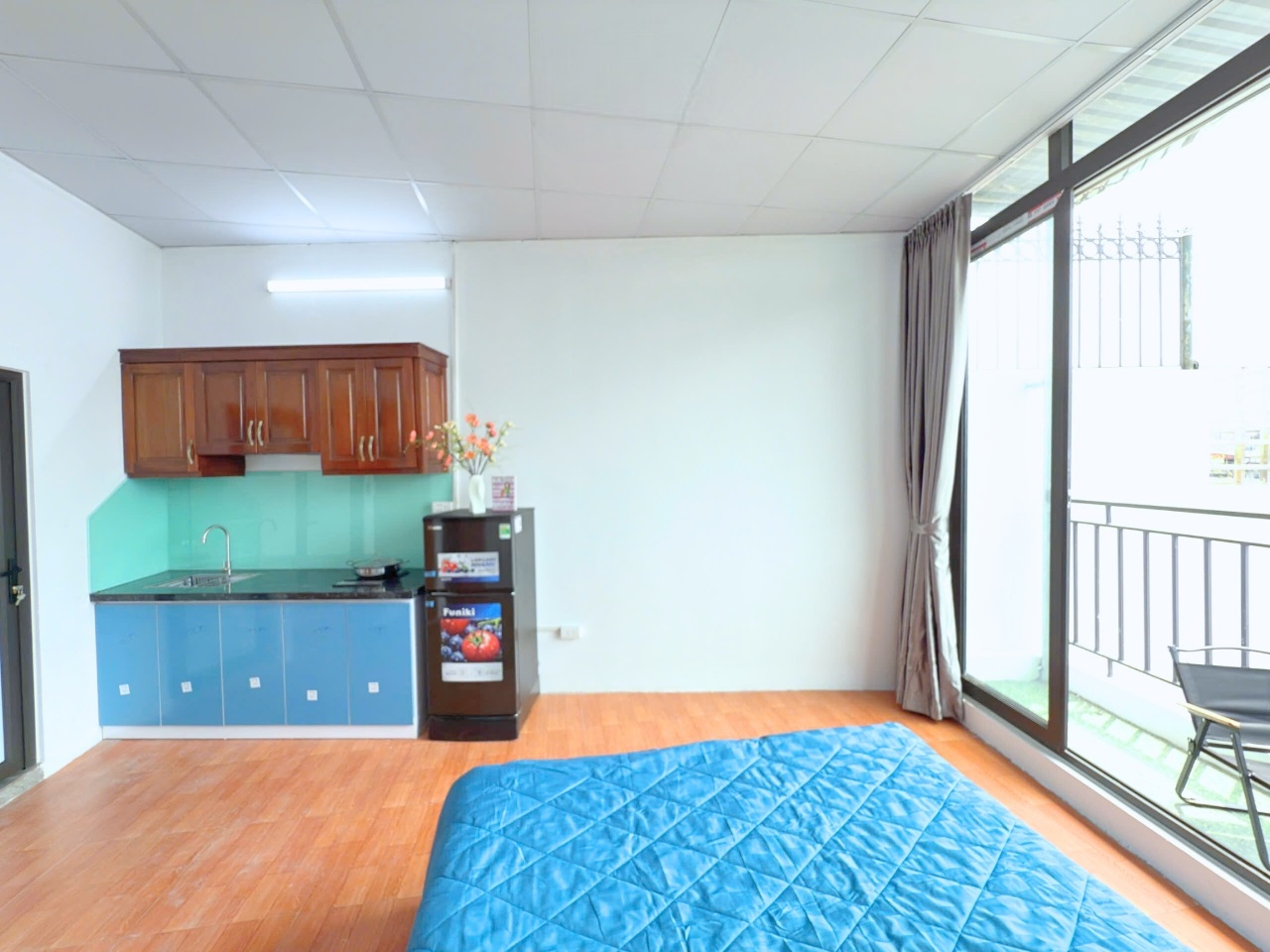 Phòng trọ Studio 35m2 tại Salahomes Hồng Mai - Hai Bà Trưng - Phòng ngủ