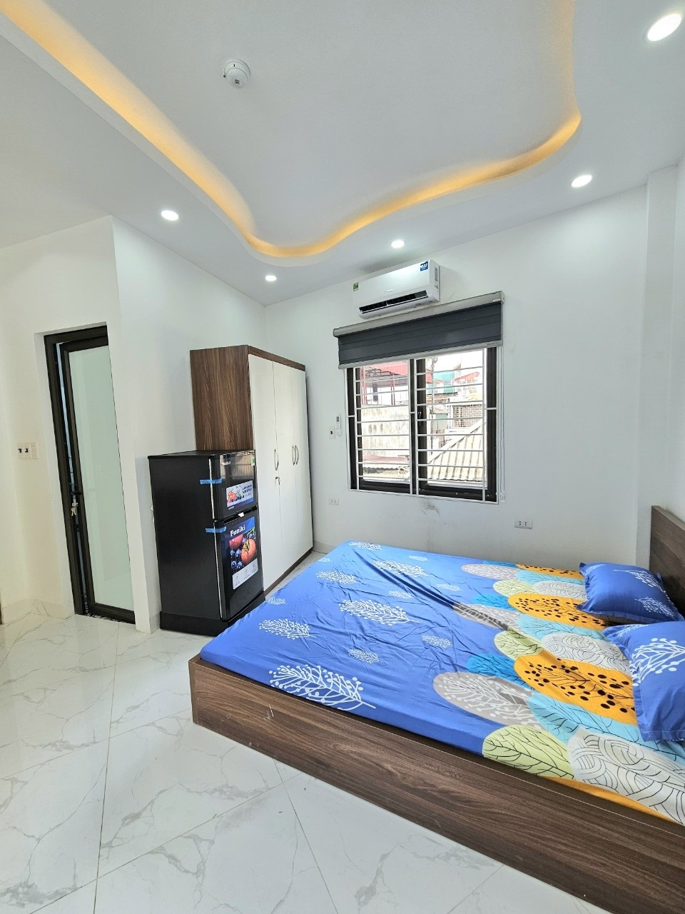 Phòng trọ Studio 30m2 tại MQ House Tây Sơn 2 - Đống Đa - Phòng ngủ