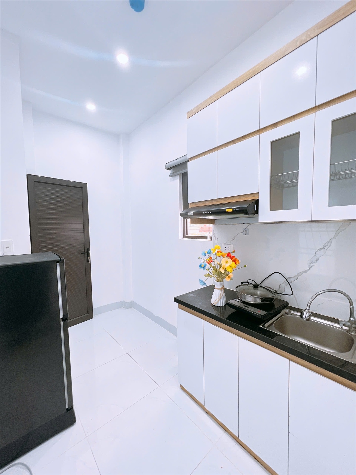 Phòng trọ 1 Phòng ngủ 27m2 tại Happyhomes Khương Trung - Thanh Xuân - Phòng bếp