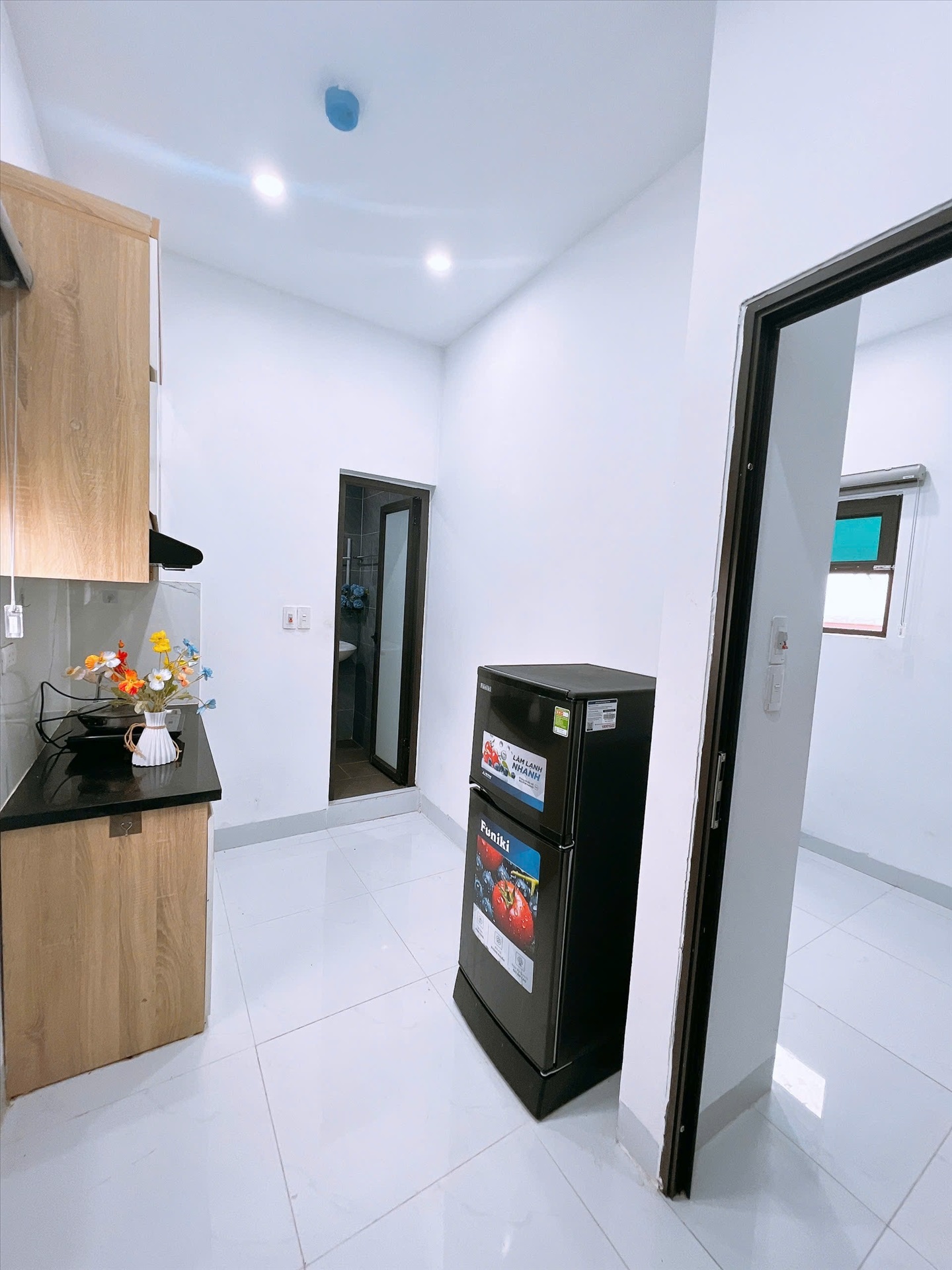 Phòng trọ 1 Phòng ngủ 27m2 tại Happyhomes Khương Trung - Thanh Xuân - Phòng bếp