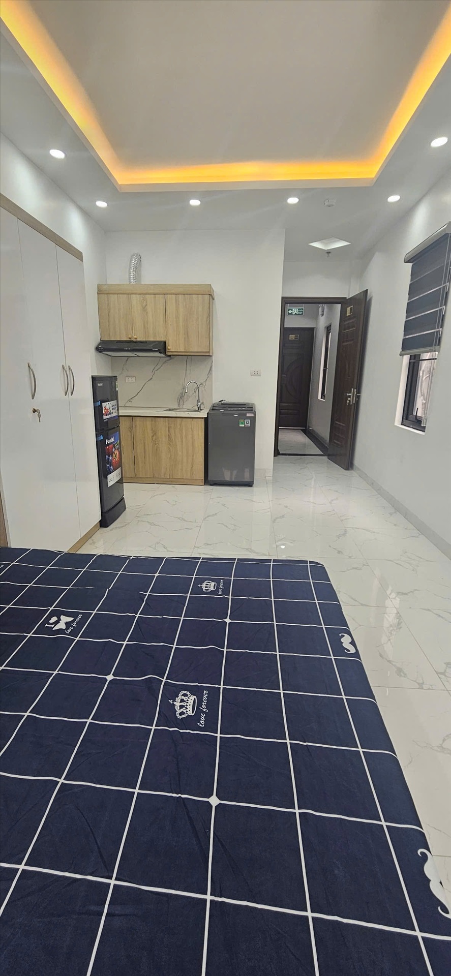 Phòng trọ Studio 30m2 tại MQ House Kim Mã - Ba Đình - Phòng ngủ