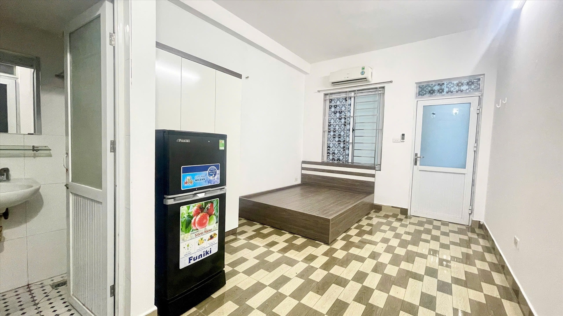 Phòng trọ Studio 22m2 tại 4PS Housing 4 Pháo Đài Láng - Đống Đa - Phòng ngủ