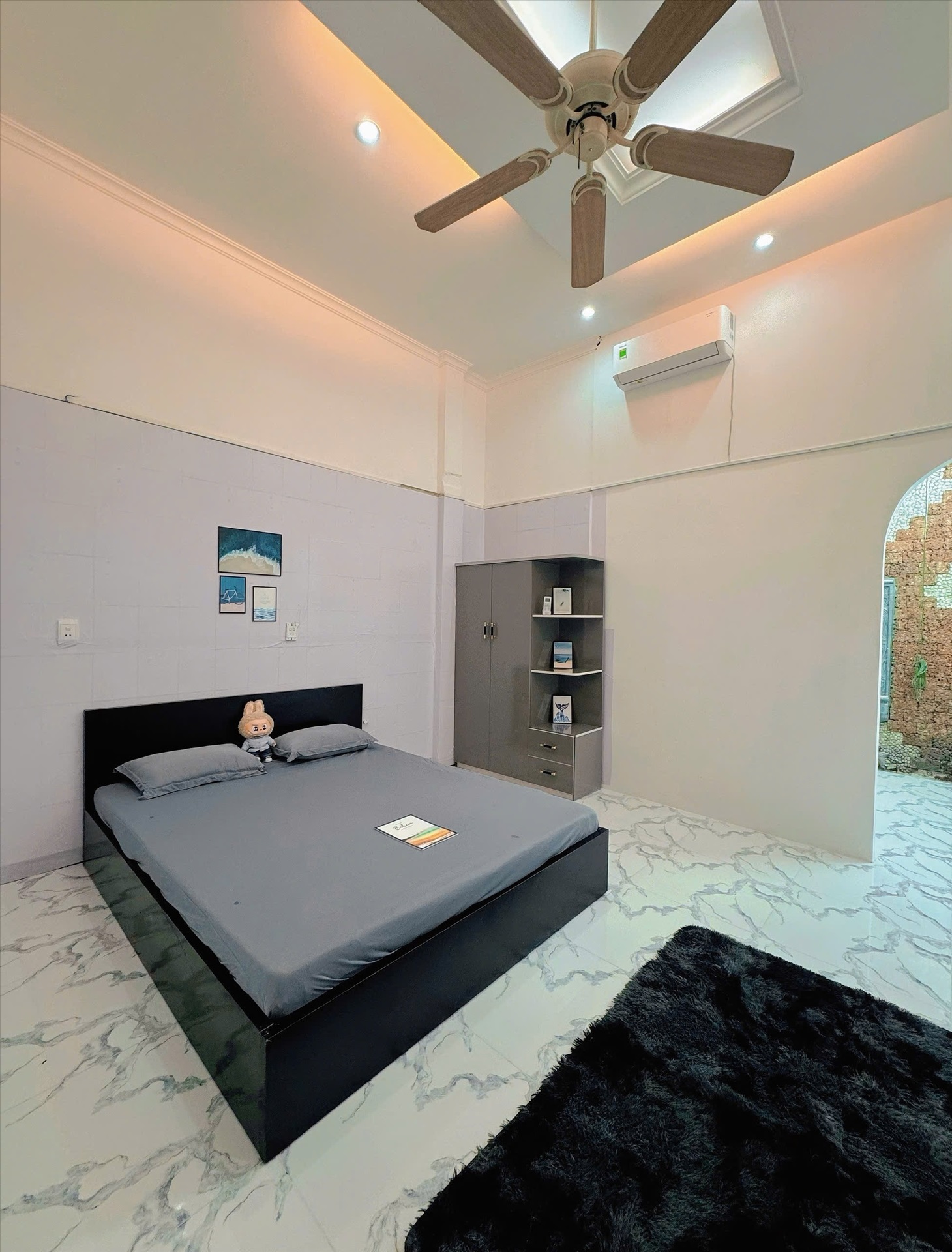 Phòng trọ Studio 40m2 tại Noodles Home Võ Thành Trang - Tân Bình - Phòng ngủ