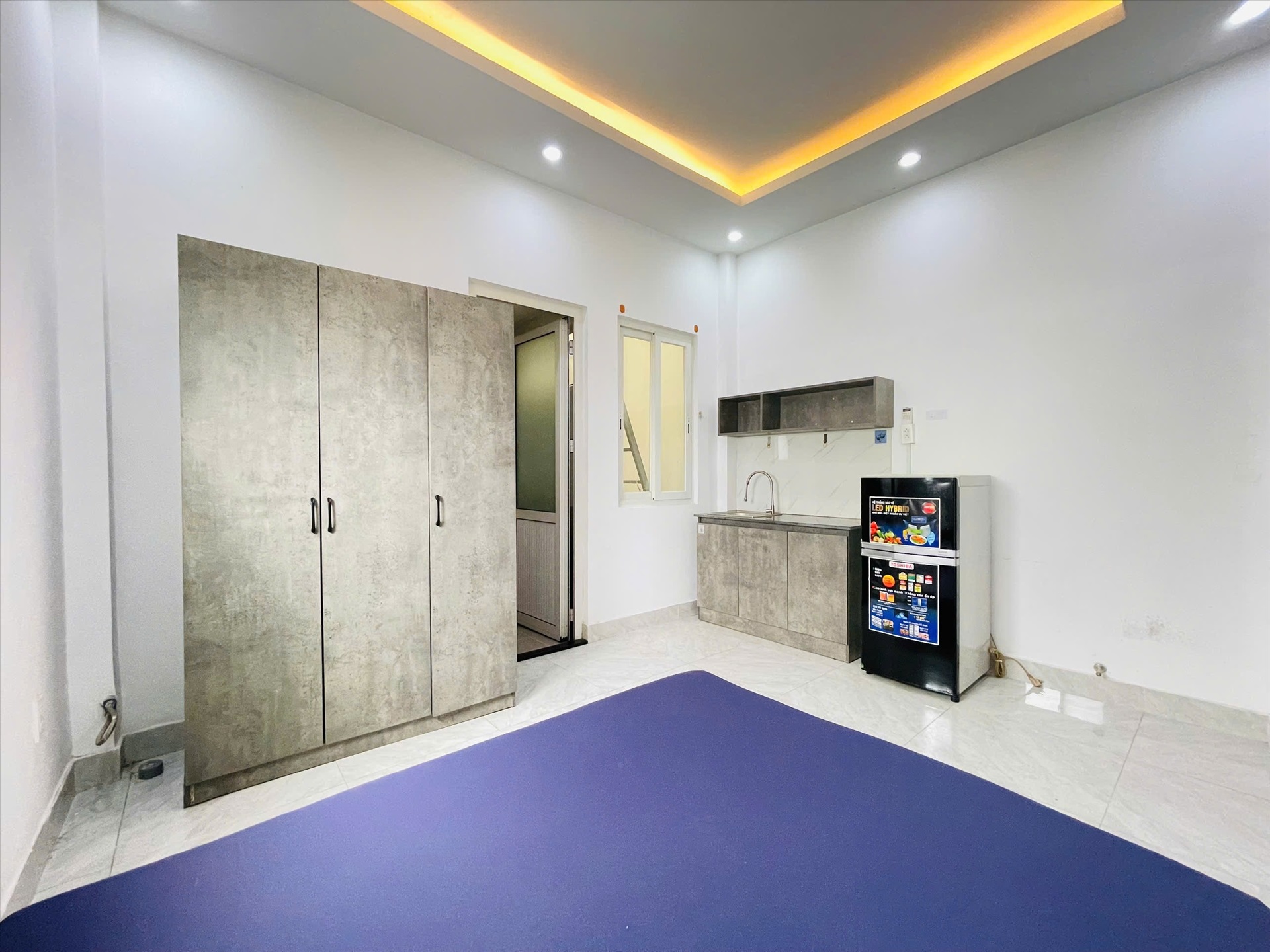 Phòng trọ Studio 20m2 tại ACHome Phạm Văn Bạch - Tân Bình - Phòng ngủ
