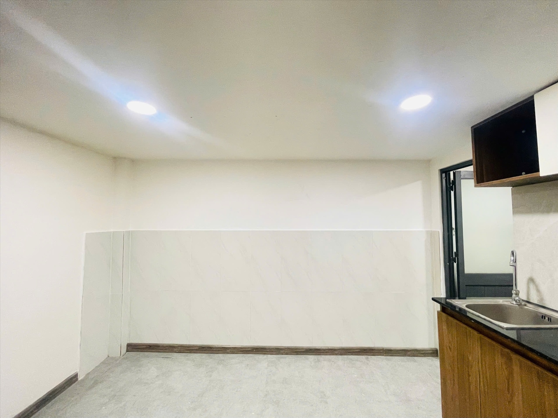 Phòng trọ Duplex 24m2 tại ACHome Trung Mỹ Tây 13A - Quận 12 - Phòng bếp