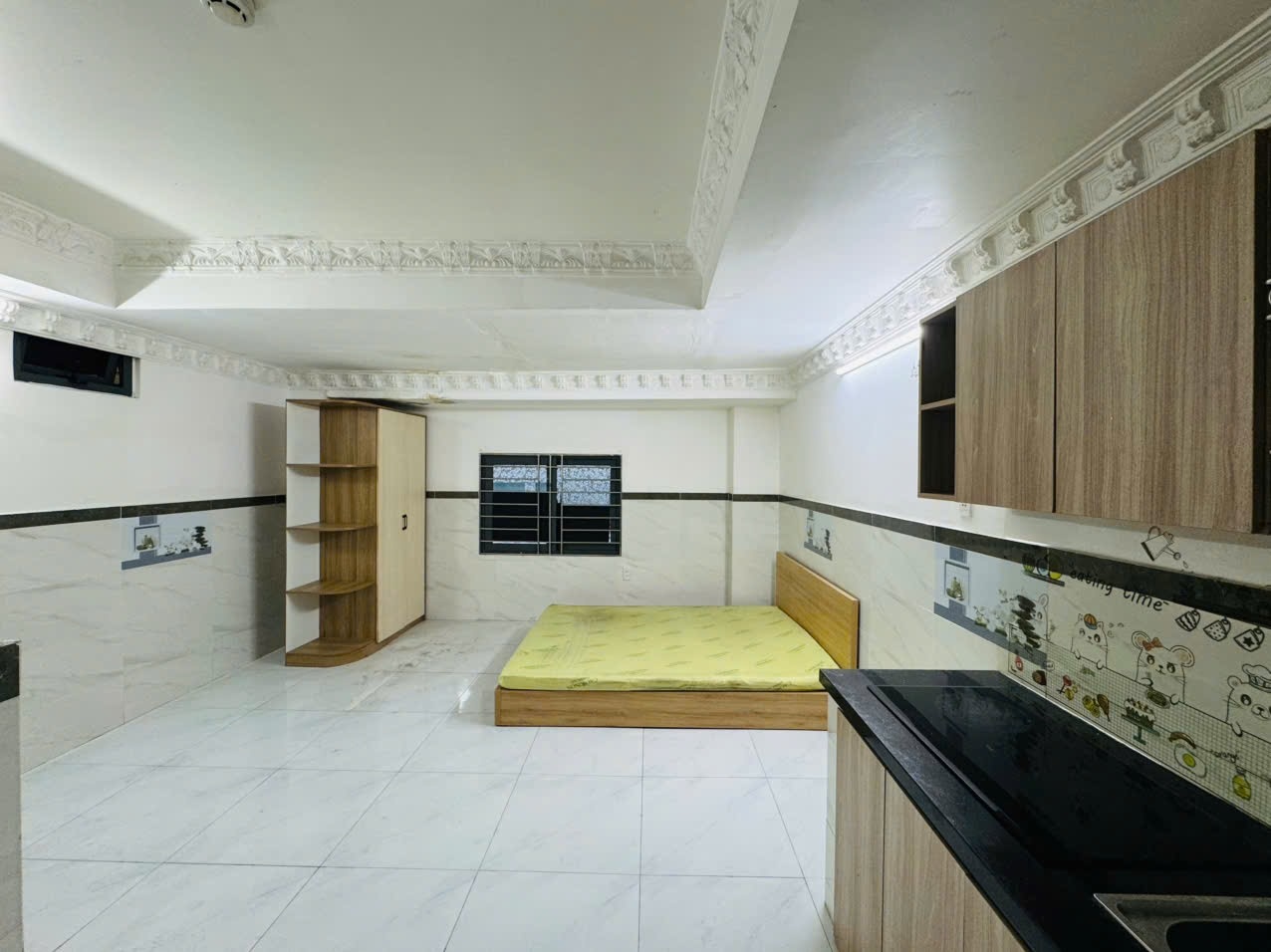 Phòng trọ Studio 25m2 tại ACHome Trung Mỹ Tây 14A - Quận 12 - Phòng ngủ