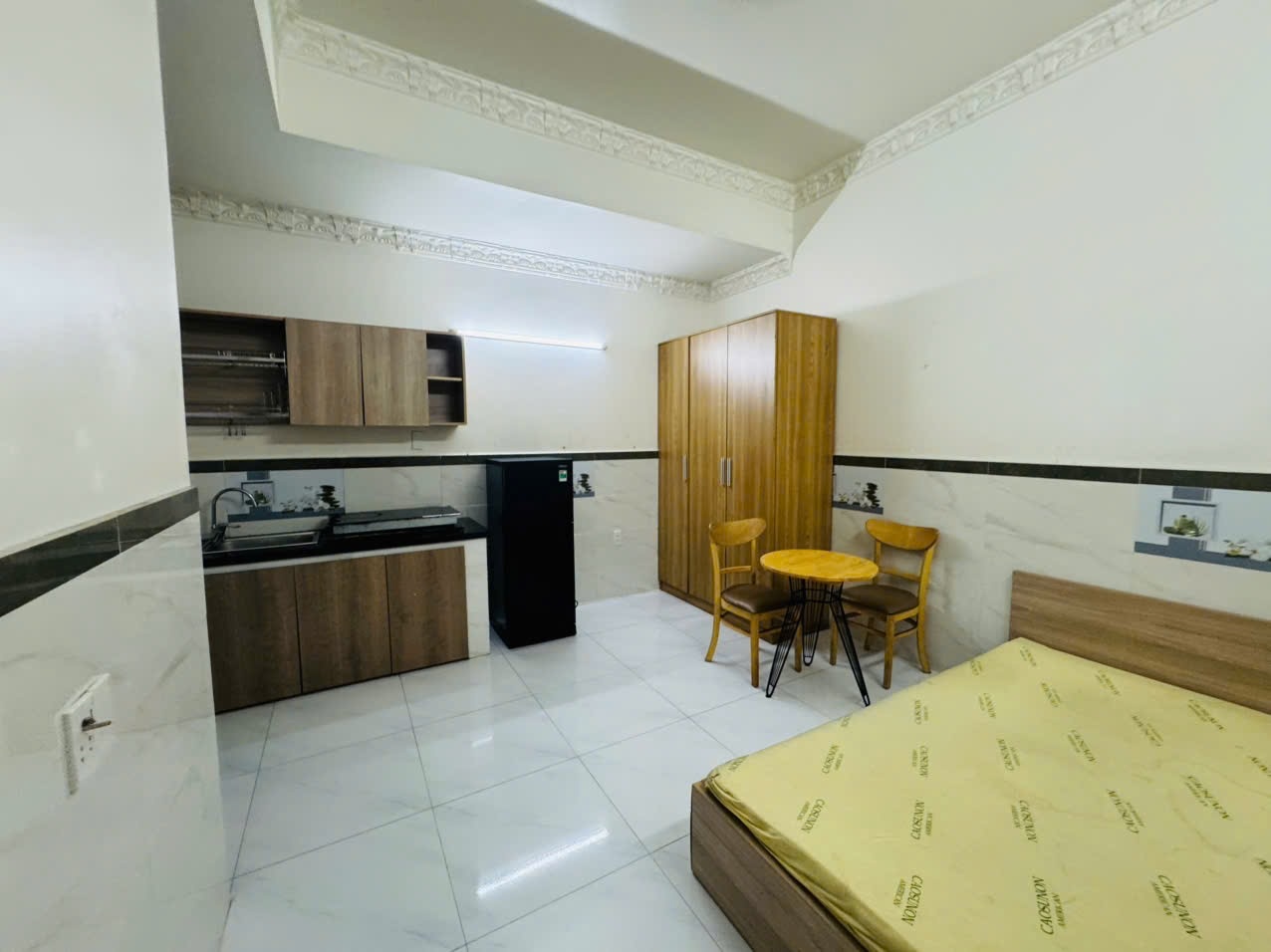 Phòng trọ Studio 25m2 tại ACHome Trung Mỹ Tây 14A - Quận 12 - Phòng ngủ