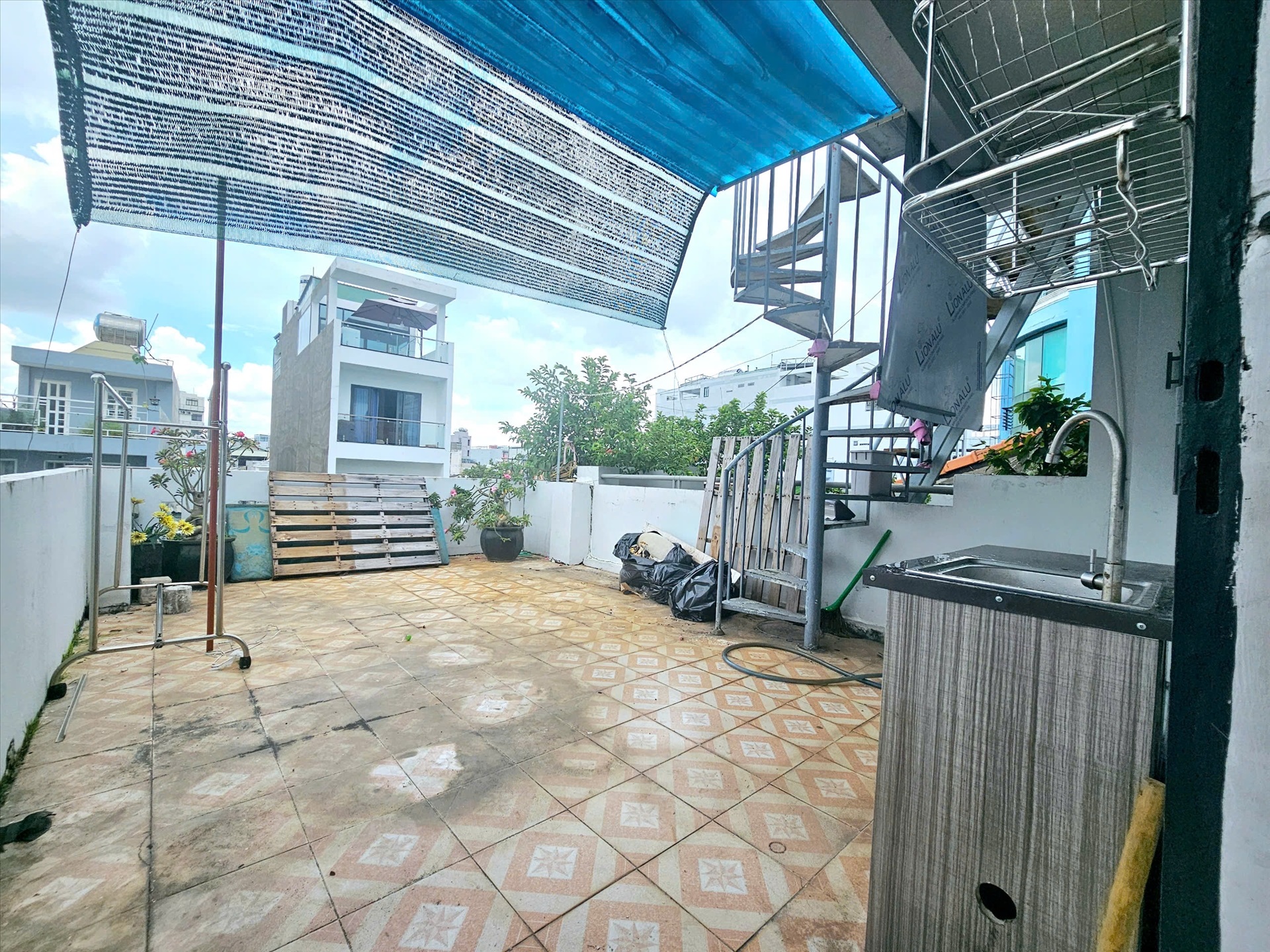 Phòng trọ Studio 54m2 tại QH Home Ung Văn Khiêm - Bình Thạnh - Ban công