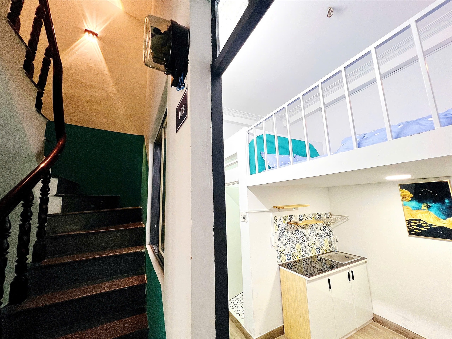 Phòng trọ MC Apartment Lý Thái Tổ - Quận 10 - Khu cầu thang chung (*)