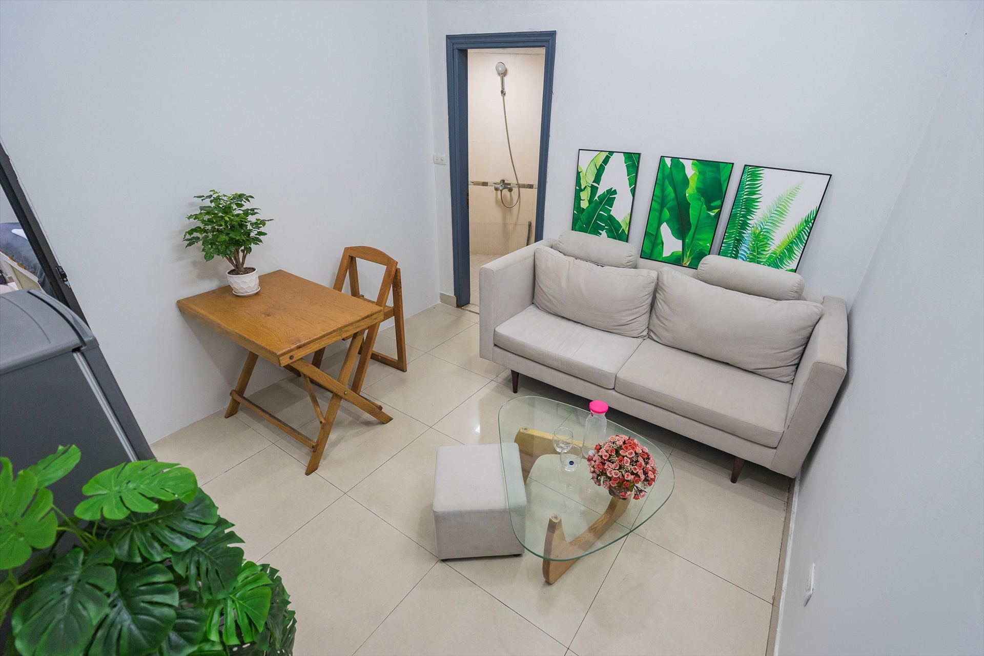 Phòng trọ 1 Phòng ngủ 30m2 tại Sunny Apartment Xuân Thủy - Cầu Giấy - Phòng khách