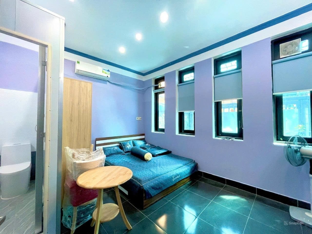 Phòng trọ Studio 25m2 tại CN Home Dân Trí - Tân Bình - Phòng ngủ