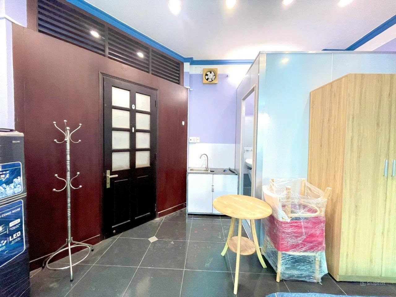 Phòng trọ Studio 25m2 tại CN Home Dân Trí - Tân Bình - Phòng ngủ