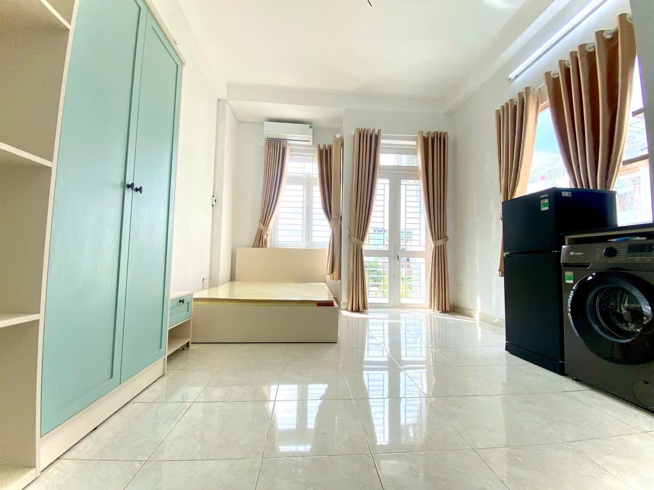 Phòng trọ Studio 20m2 tại CH Home Bành Văn Trân - Tân Bình - Phòng ngủ