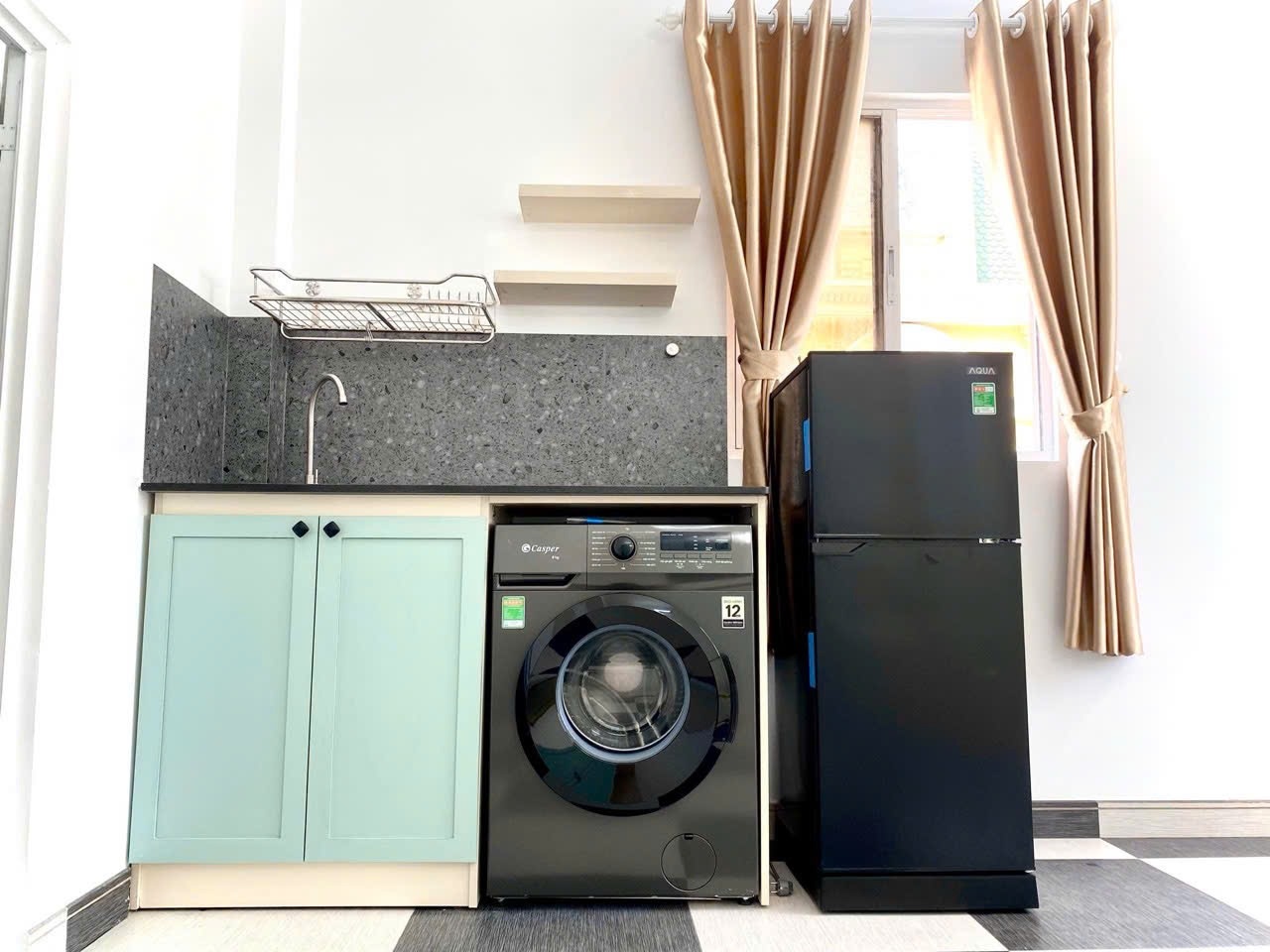 Phòng trọ Studio 20m2 tại CH Home Bành Văn Trân - Tân Bình - Phòng bếp