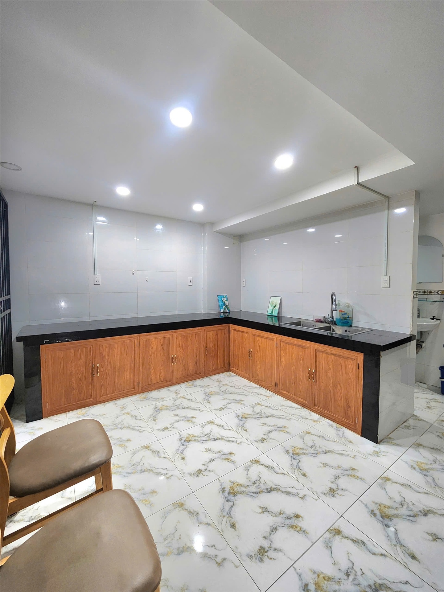 Phòng trọ Studio 25m2 tại TĐ House Lê Đức Thọ - Gò Vấp - Phòng bếp