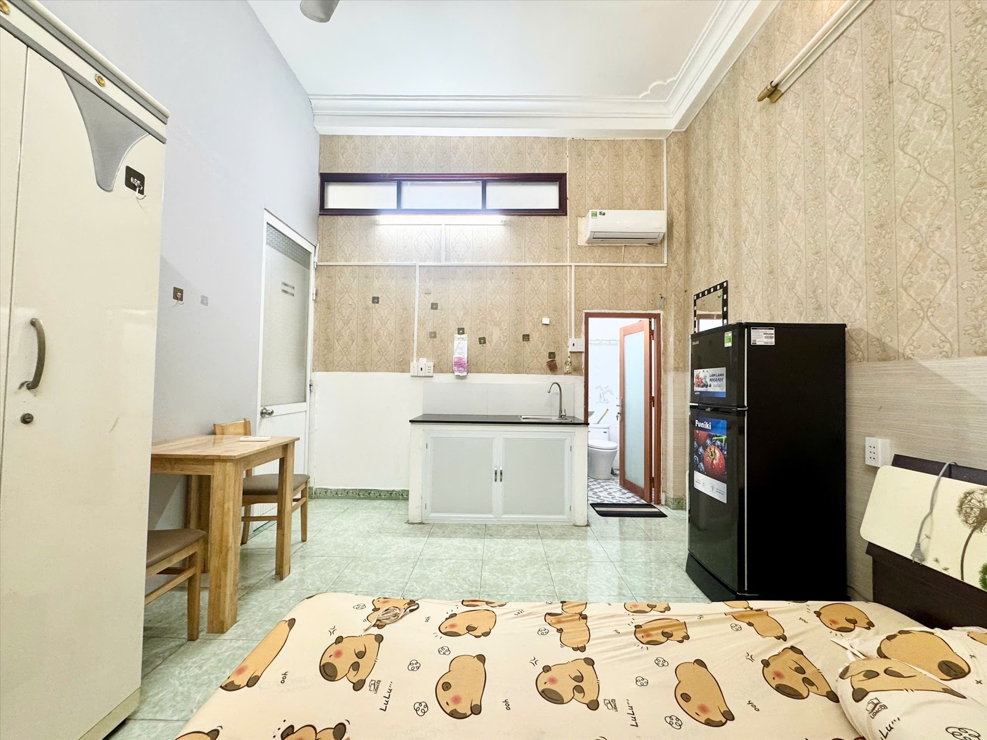 Phòng trọ Studio 25m2 tại MP House Lê Lư - Tân Phú - Phòng bếp