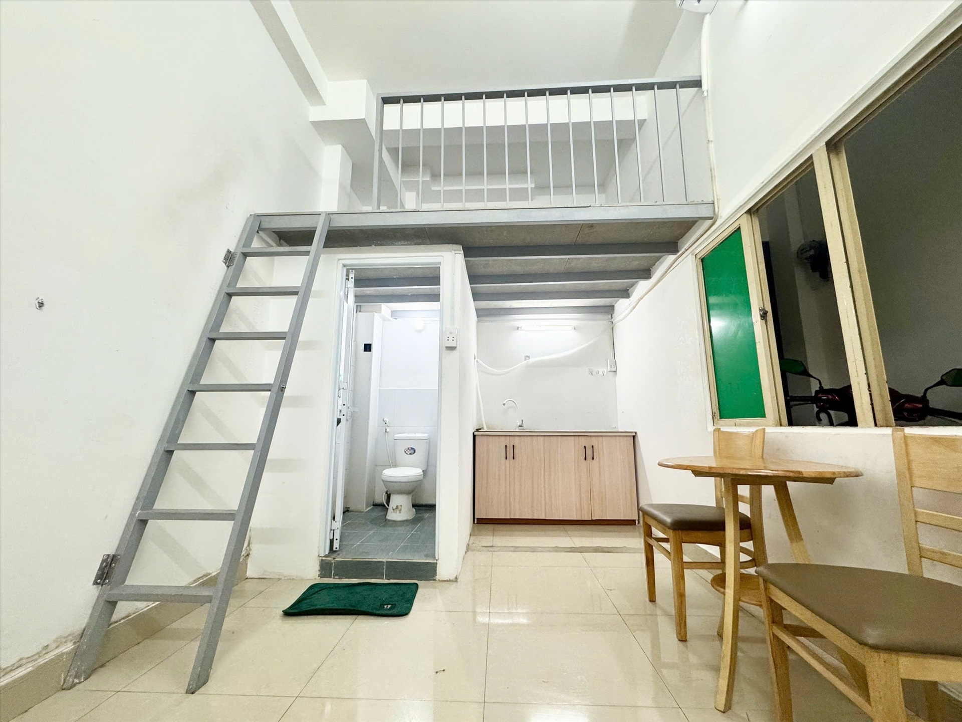Phòng trọ Duplex 25m2 tại MP Houes Đường D9 - Tân Phú - Phòng bếp