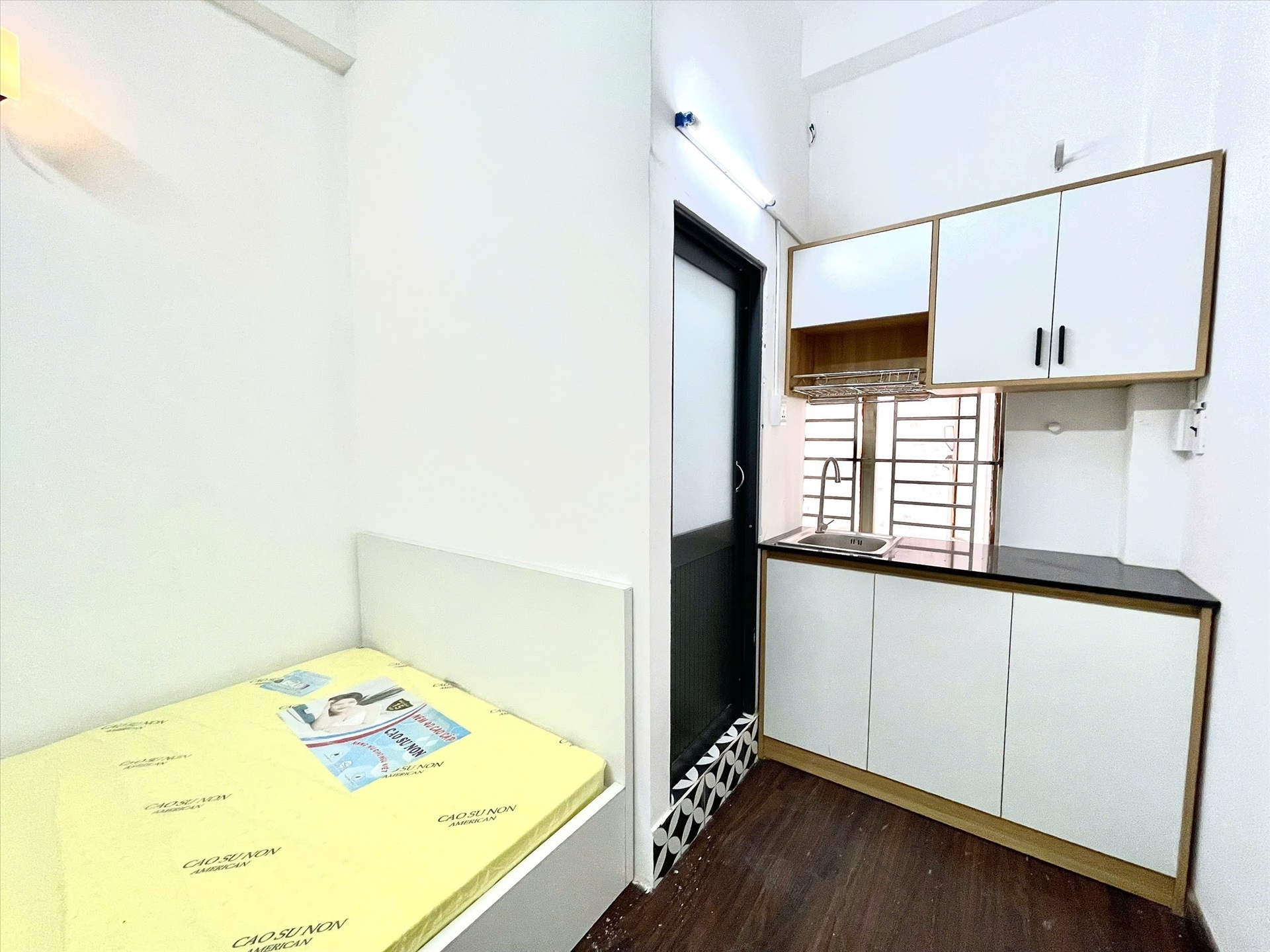 Phòng trọ Studio 25m2 tại AD Home Mạc Đĩnh Chi - Quận 1 - Phòng ngủ