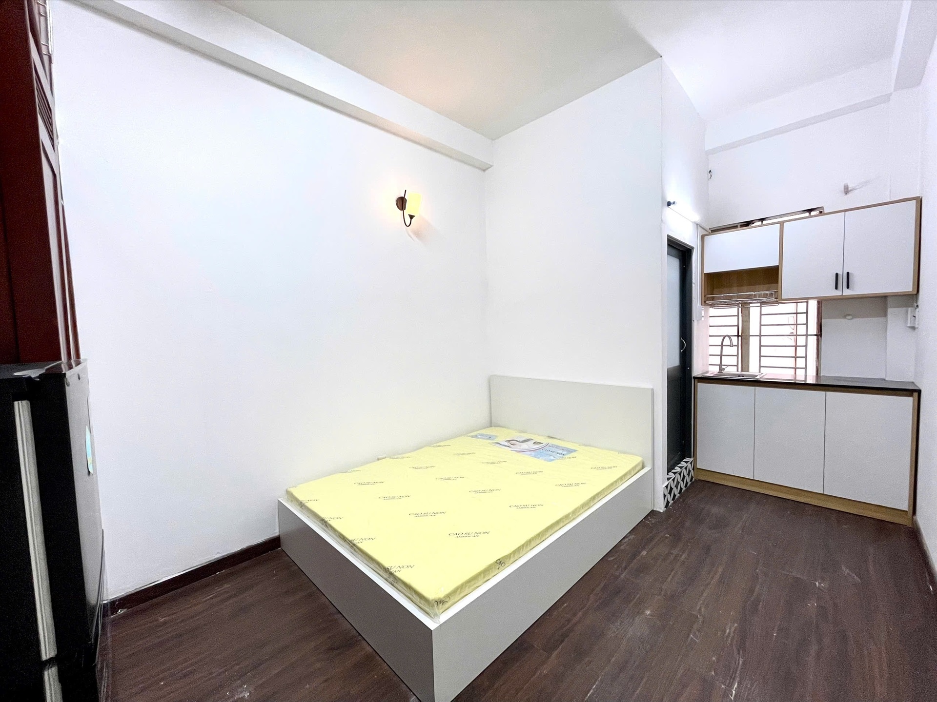 Phòng trọ Studio 25m2 tại AD Home Mạc Đĩnh Chi - Quận 1 - Phòng ngủ