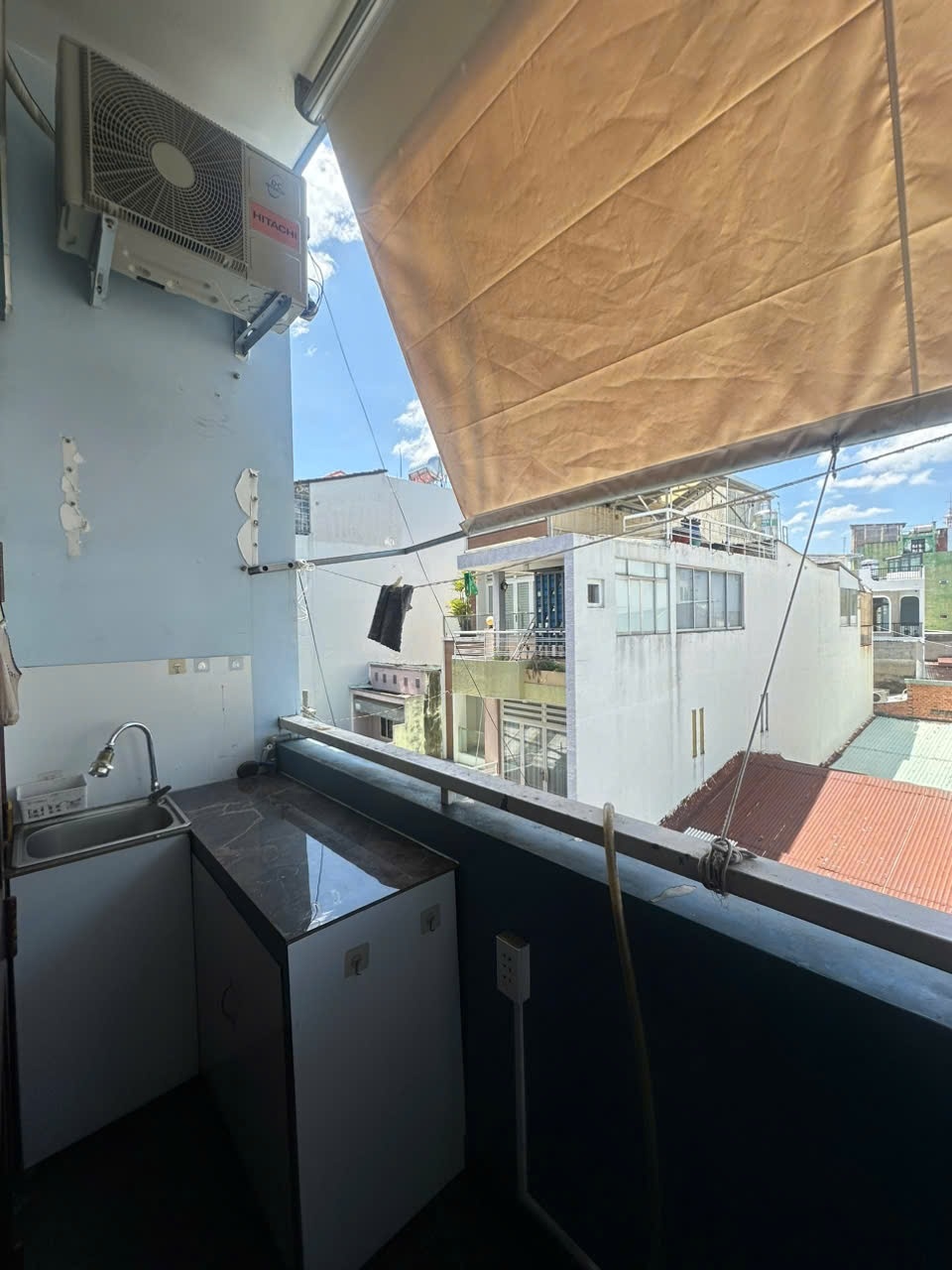 Phòng trọ Studio 25m2 tại CN Home Dân Trí - Tân Bình - Ban công