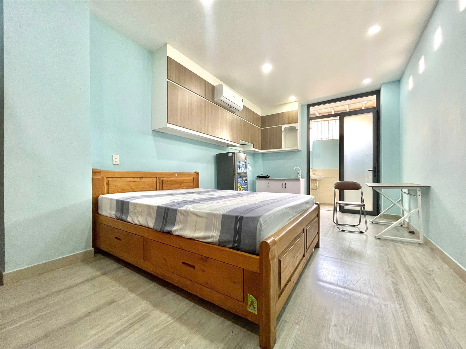 Phòng trọ Studio 28m2 tại XT House Quốc lộ 13 - Bình Thạnh - Phòng ngủ
