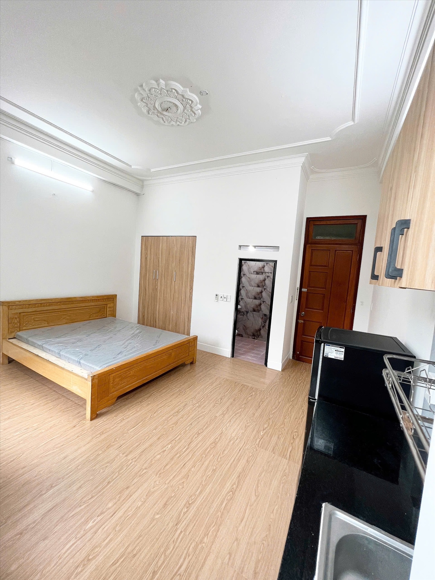 Phòng trọ Studio 35m2 tại THEWON Home Bàu Cát - Tân Bình - Phòng ngủ