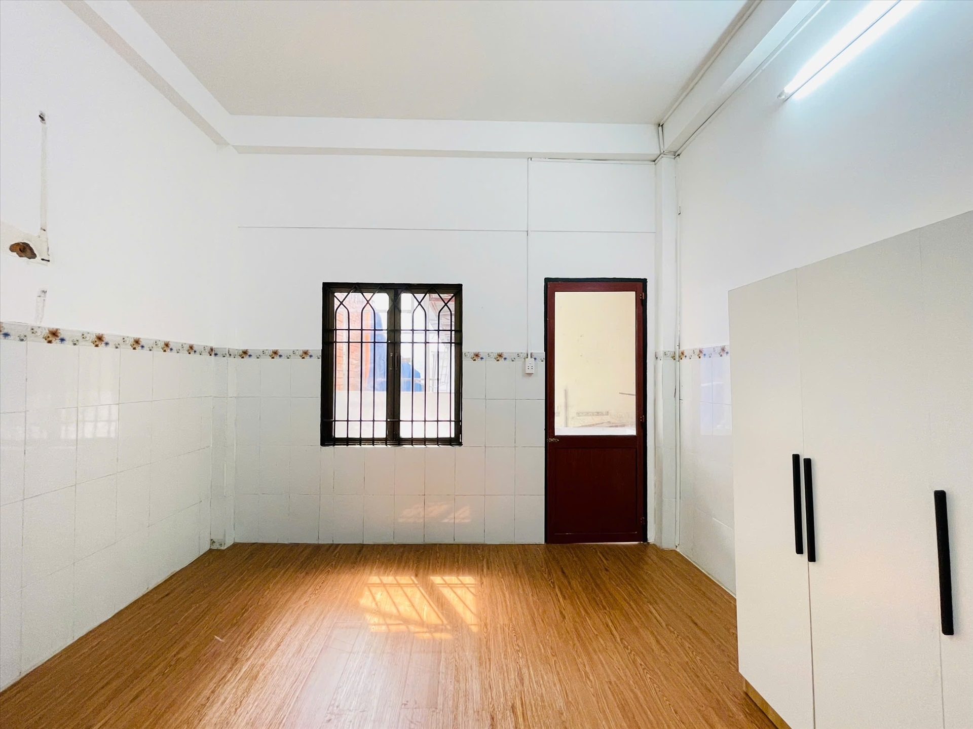 Phòng trọ Studio 25m2 tại AC Home Hoàng hoa Thám - Tân Bình - Phòng khách