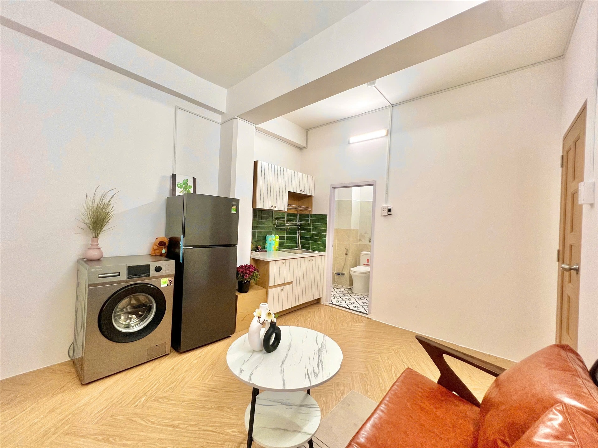 Phòng trọ 1 Phòng ngủ 35m2 tại AH Apartment Trường Sơn - Tân Bình - Phòng bếp