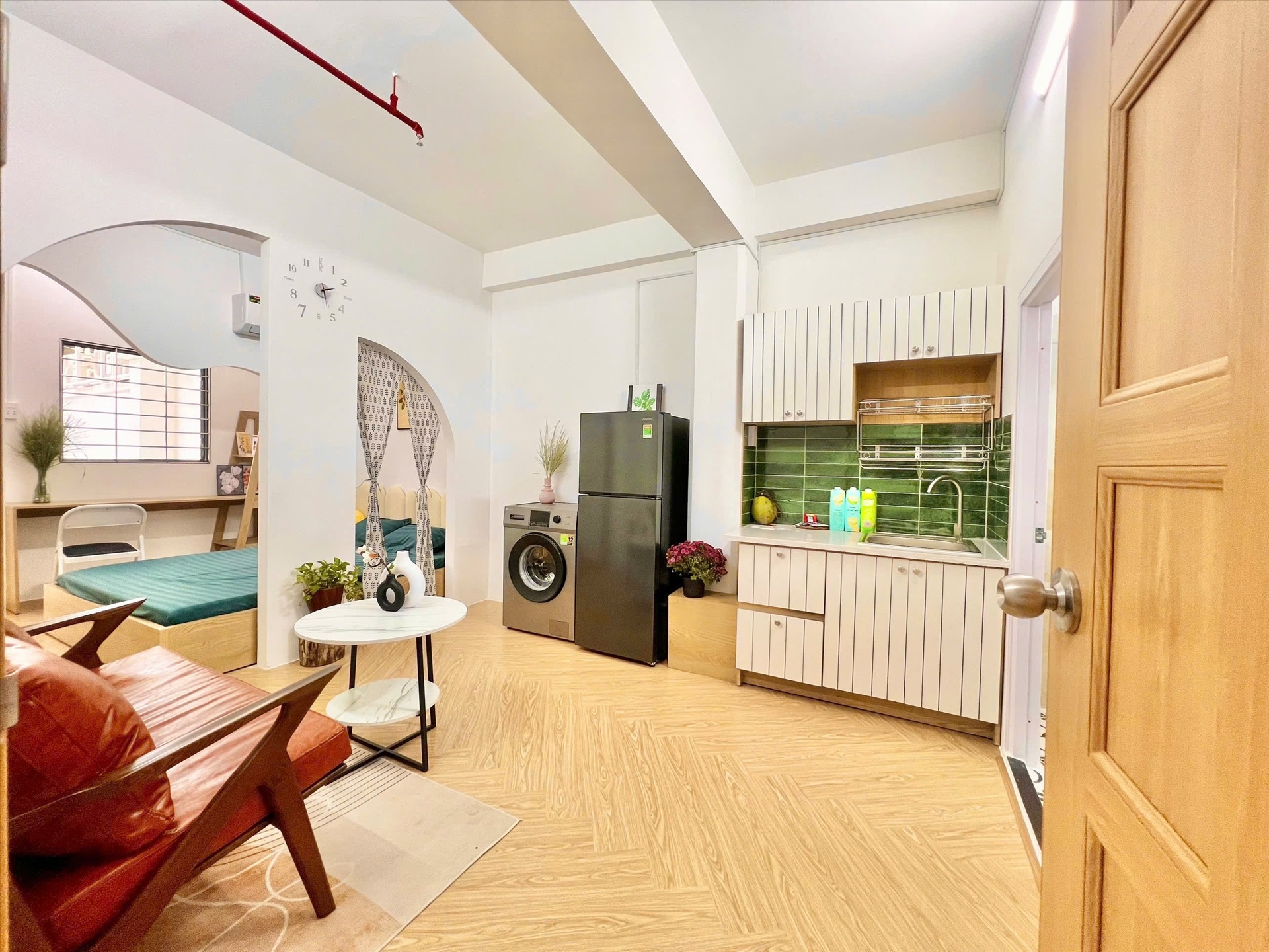 Phòng trọ 1 Phòng ngủ 35m2 tại AH Apartment Trường Sơn - Tân Bình - Phòng bếp