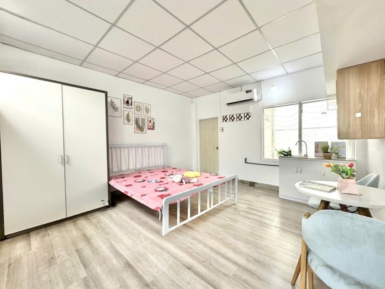 Phòng trọ Studio 30m2 tại Nuba House Trần Quang Cơ - Tân Phú - Phòng ngủ