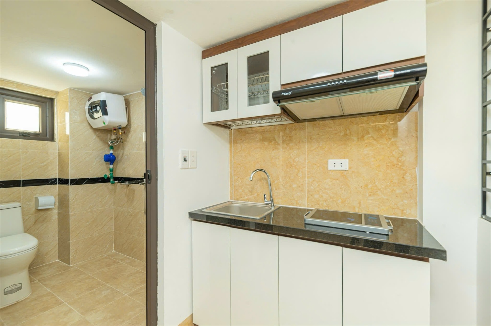 Phòng trọ Duplex 25m2 tại VVH House Phú Đô - Nam Từ Liêm - Phòng bếp