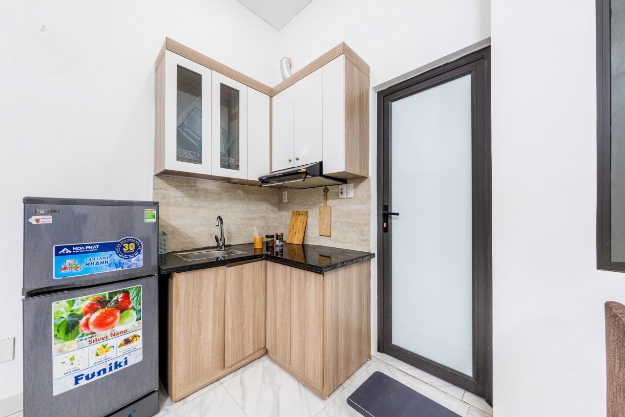 Phòng trọ Studio 30m2 tại Funhome Thanh Lân - Hoàng Mai - Phòng ngủ