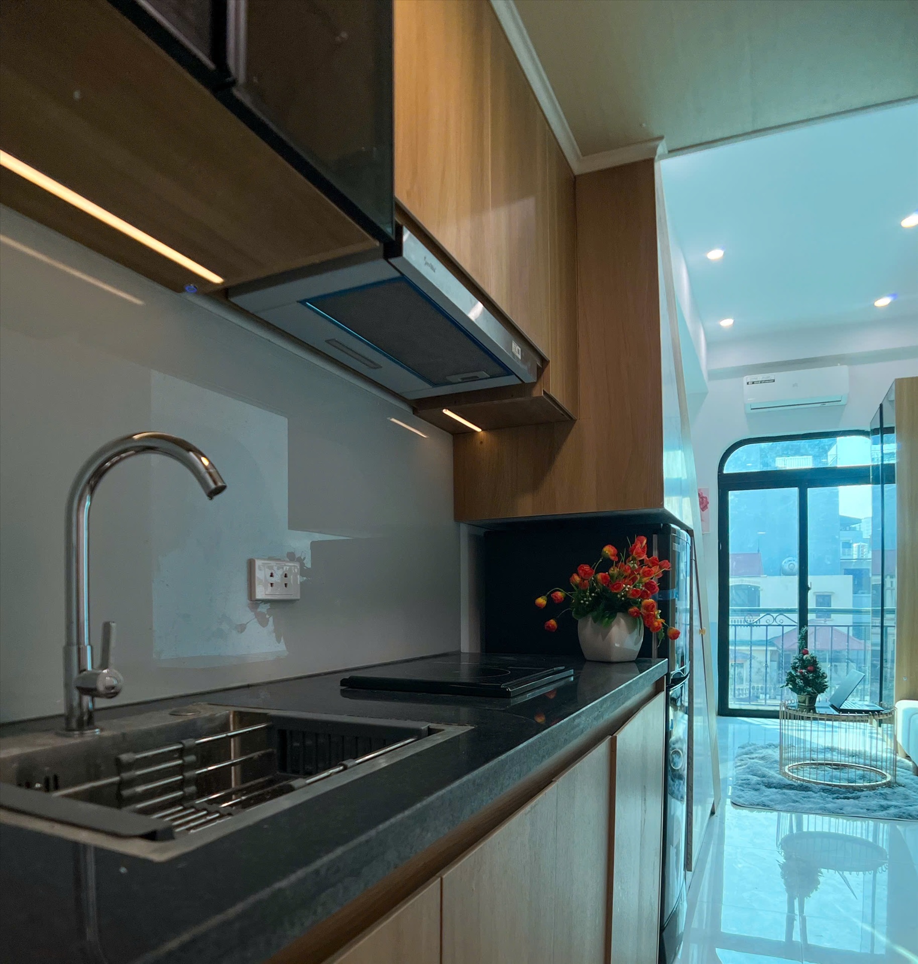 Phòng trọ Duplex 32m2 tại VVH House Quan Nhân - Thanh Xuân - Phòng bếp