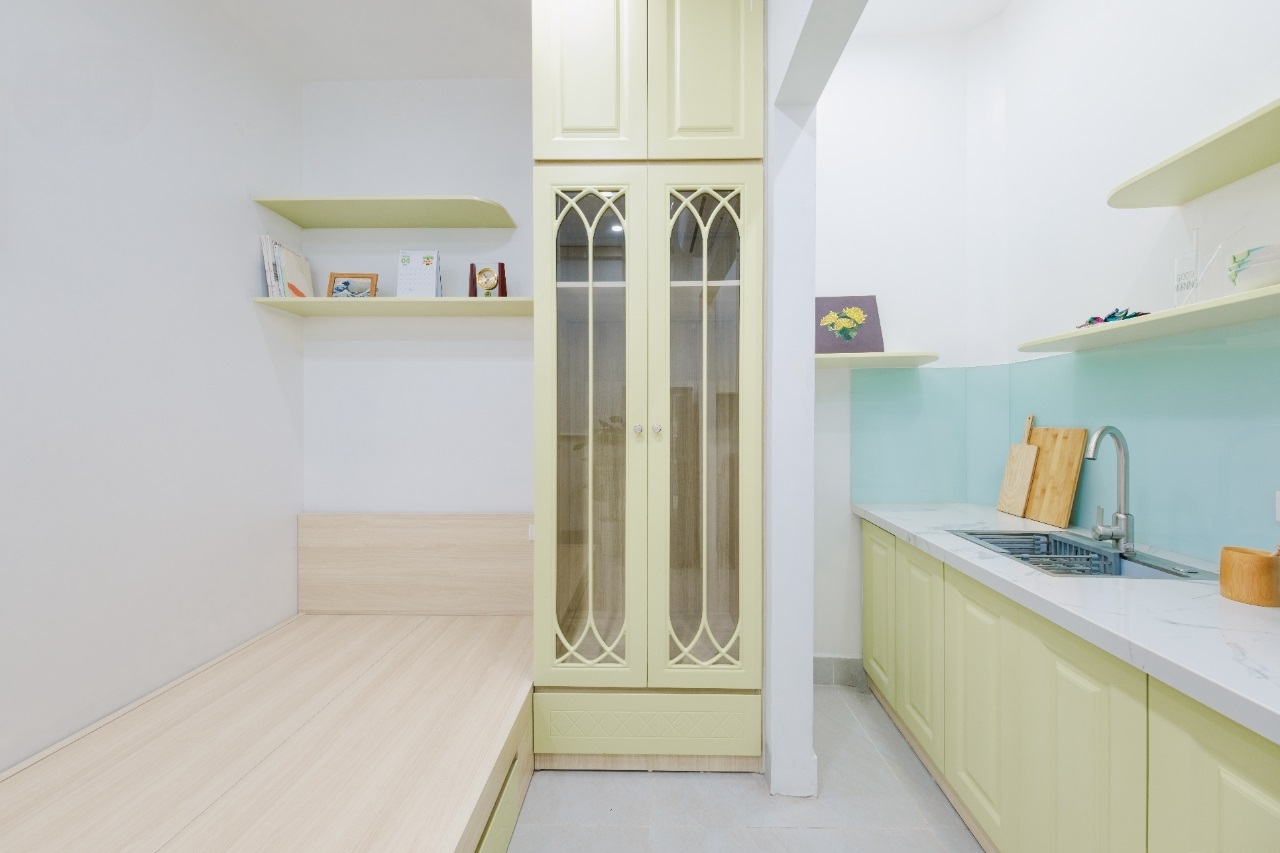 Phòng trọ Studio 25m2 tại Funhome Nguyễn An Ninh - Hoàng Mai - Phòng ngủ