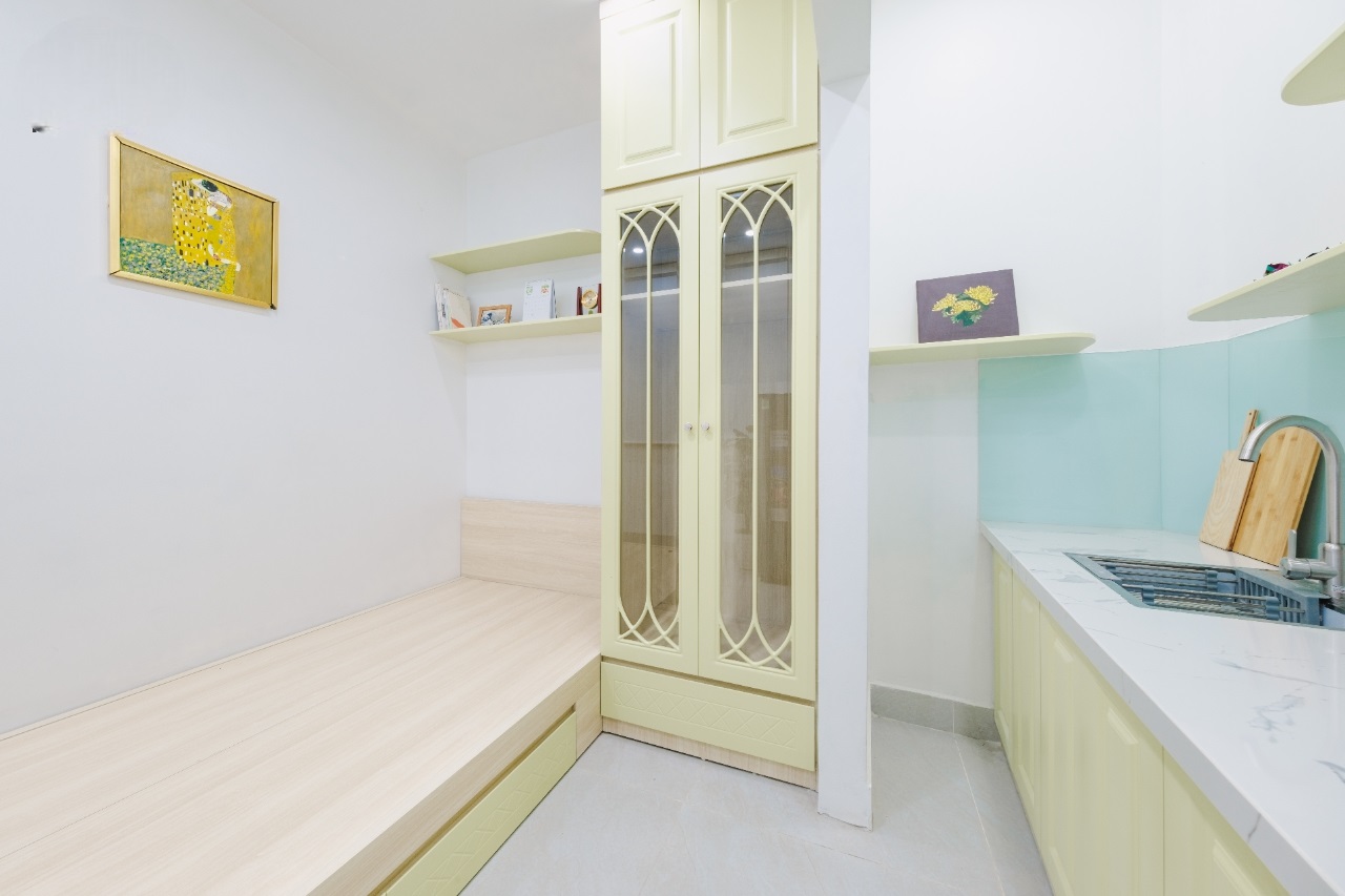 Phòng trọ Studio 25m2 tại Funhome Nguyễn An Ninh - Hoàng Mai - Phòng ngủ