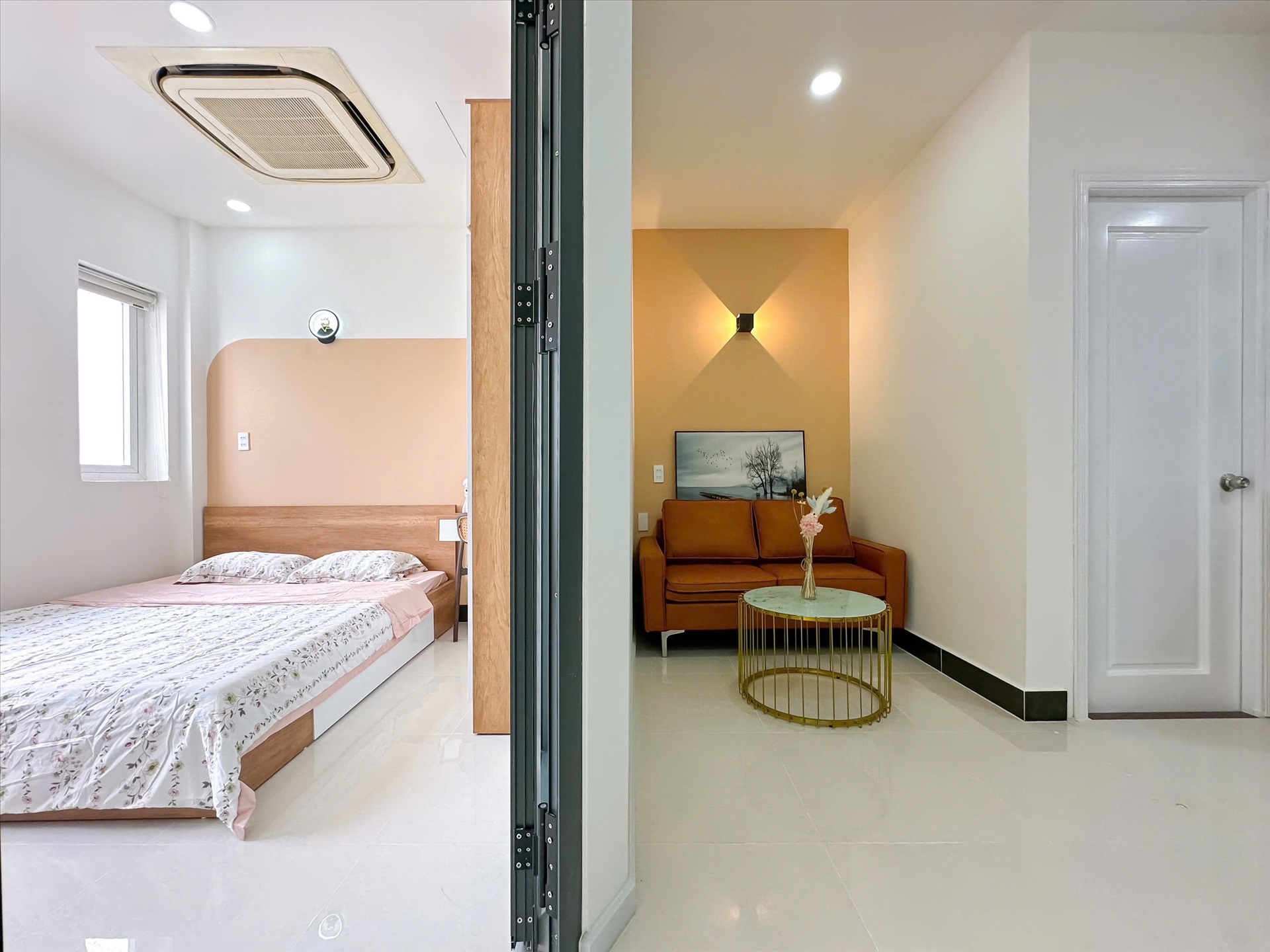 Phòng trọ 1 Phòng ngủ 40m2 tại TT House Hiệp Nhất - Tân Bình - Phòng khách