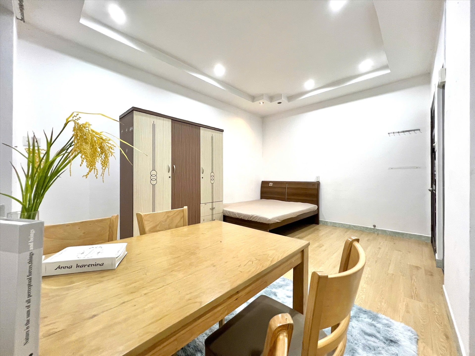 Phòng trọ Studio 25m2 tại HK Home Bạch Đằng - Tân Bình - Phòng ngủ
